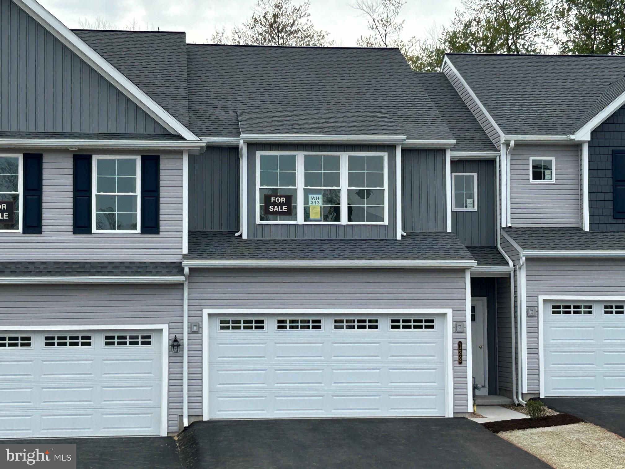 * $10,000 Builder Incentive offered on all townhomes; thru 6/15/26. * 
UNDER CONSTRUCTION. This Swallow model is a 3 BD, 2.5 BA, 1,798 sq. feet, center-unit townhome. With its nine foot ceilings and lots of natural light, this home feels comfortably spacious. Included in this kitchen is an island, granite counters, stainless steel appliances, recessed lighting, an adjacent pantry and many more features. You will feel right at home in the owner’s suite with its ample space and lots of natural light which also features a private bath and walk-in closet. Also on the second floor are bedrooms two and three, a family bath and the laundry room, which is just steps from all bedrooms and bathrooms. This home has a full, unfinished, walkout lower level and a 2 car garage. A composite deck, as well as the patio below, affords additional outdoor living space.
All taxes are estimated since this is new construction and has not yet been assessed.
Interior photos are of a similar home.