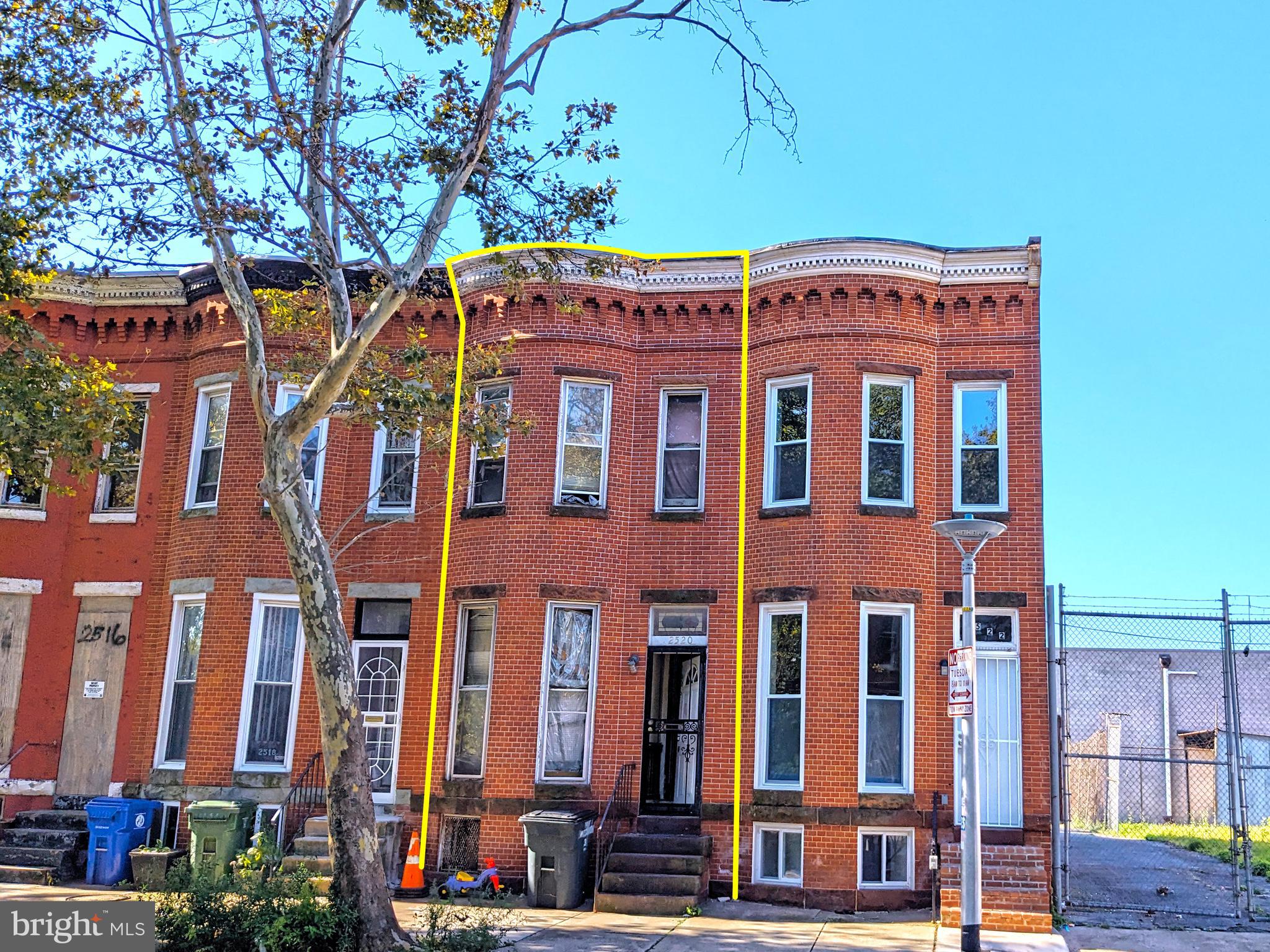 ONLINE AUCTION: Bidding begins 4/2/2025 @ 10:00 AM. Bidding ends 4/4/2025 @ 12:30 PM.  List price is the suggested starting bid. Deposit: $5,000. This 2-story townhouse is located in the Penn North neighborhood of Baltimore. Nearby amenities include Druid Hill Park and Druid Hill Lake, offering recreational opportunities. The property provides easy access to the major traffic artery, W North Ave, facilitating convenient travel throughout the city.