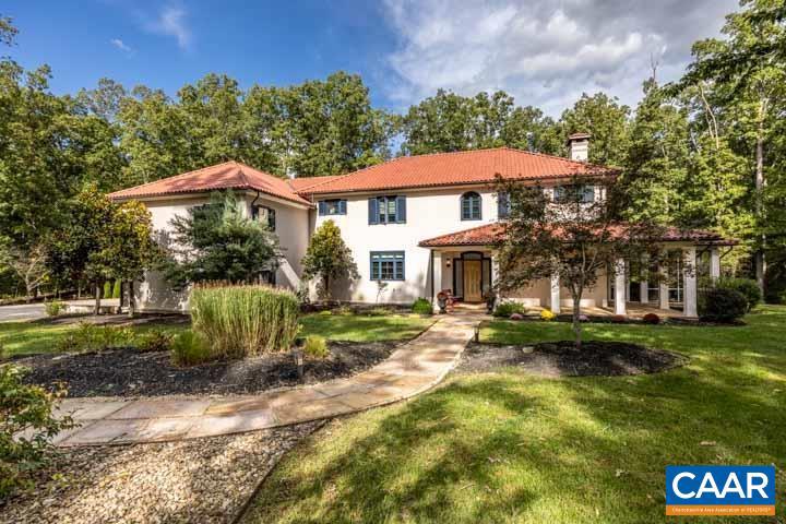 Beautifully crafted home by Shelter Associates for the present owners is perfectly sited on a level 3.7 acre lot that provides abundant light and a peaceful setting for this beautiful custom home within the gates of Conde Mast's #1 ranked small US resort and situated alongside Golf Digest's Editor's Choice for "Best Golf Resorts in America" This superbly built home features a first floor primary suite, Wolfe and Dacor appliances in the gourmet kitchen opening to the great room with 10' ceilings, a wall of glass overlooking the private back patio with an Auto-awning. The discreetly located elevator takes you to the second floor with 9' ceilings and three additional bedrooms with En Suite baths. In addition the property also features a 3 car garage with a spacious Au pair quarters with separate entrance.,Quartz Counter,Exterior Fireplace,Fireplace in Great Room