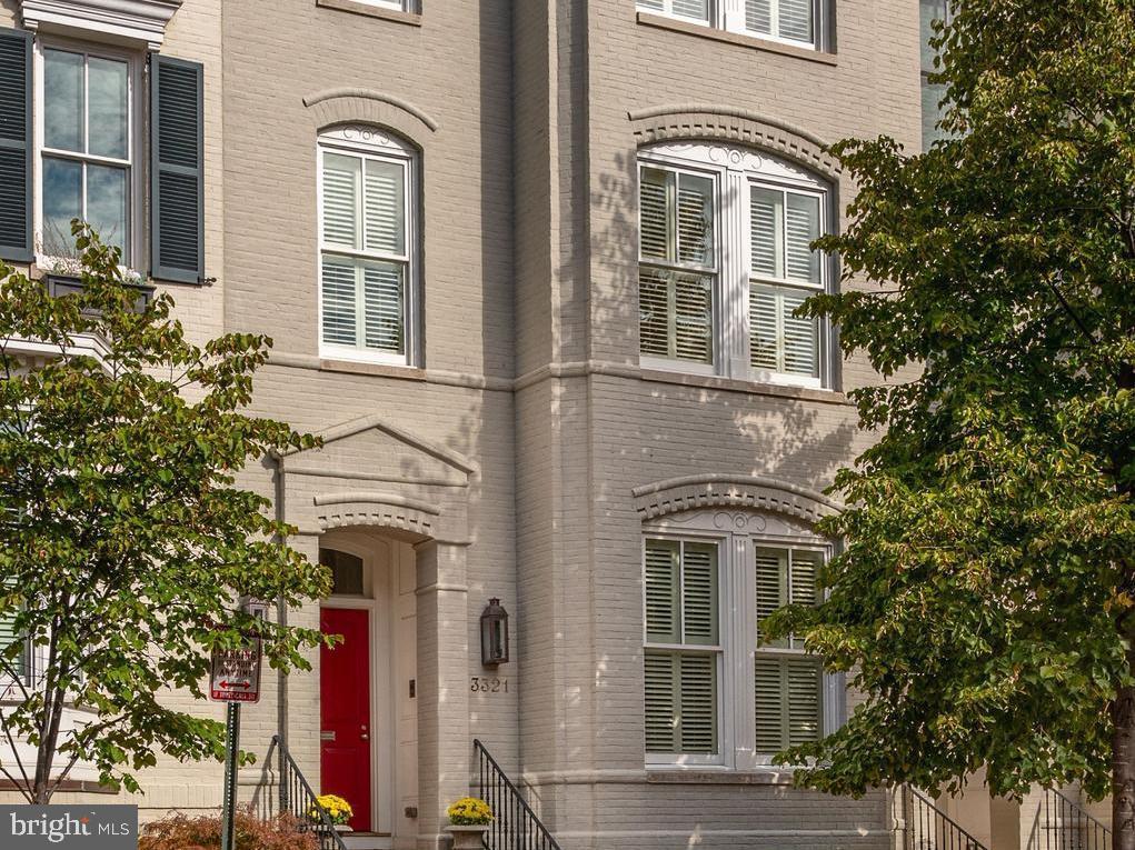 Stunning Wormley Row townhome built new in 2012/2013 yet lives like an historic Georgetown home. 
State of the art features include an elevator, sound system, designer lighting, custom built-ins and fixtures.
Generous oversized windows throughout provide captivating views from every room in the residence.  High ceilings, custom wide plank hardwood floors,  and the finest in designer millwork. More than ample closet and storage space throughout.  Charming outdoor spaces for entertaining and grilling include a brick patio with staircase from the main level to the light filled lower level.  The dream kitchen includes a large center island and every imaginable custom touch within the cabinetry along with top of the line appliances. Multiple entertaining areas along with three fireplaces, four to five bedrooms and four and a half baths.  One of the hallmarks of the home includes an owners suite which encompasses the entire second level of the residence. Two car garage parking with level entry from the garage into the home completes the lower level.   An added bonus is the top level office/library with skylights and electric shades.  A must see.  This is THE BEST OFFERING ON THE MARKET TODAY in state of the art living in historic Georgetown. Limited Showing times: Monday, Wednesday, Saturday - Registration Required