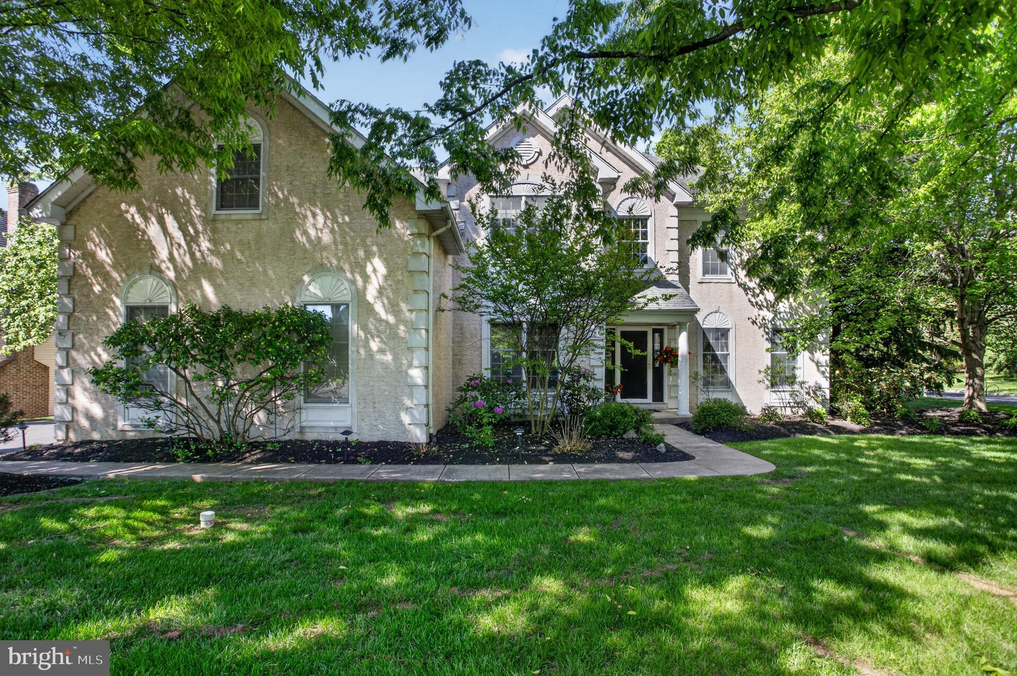 Stunning five-bedroom, 3.5-bath luxury home offering 5,099 square feet of living space in prestigious Blue Bell Country Club, located within the highly regarded Wissahickon School District. This beautifully updated residence features a sun-filled layout, including a bright and inviting sunroom, an updated kitchen, and beautifully renovated bathrooms throughout.
A standout feature of the home is the highly desirable first-floor in-law suite with a private full bath—perfect for guests, extended family, or multigenerational living. The fully finished walk-out basement adds even more versatile living and entertaining space.
The spacious primary suite offers an oversized, garage-sized walk-in closet, creating a true private retreat. Thoughtfully upgraded throughout with new flooring, fresh paint, a roof replaced in 2019, and 2 HVAC units replaced in 2021--this home is completely move-in ready.
Step outside to an expansive deck overlooking serene water views, the golf course, and scenic fountain—an ideal setting for relaxing or entertaining.
Beyond the home’s elegant interiors, residents enjoy access to exclusive community amenities, including multiple pools, tennis, pickleball courts, and a playground. Perfectly positioned near major highways—476, the PA Turnpike, and 76—this home ensures effortless connectivity and is mere minutes from the Lansdale/Doylestown line to Philadelphia.