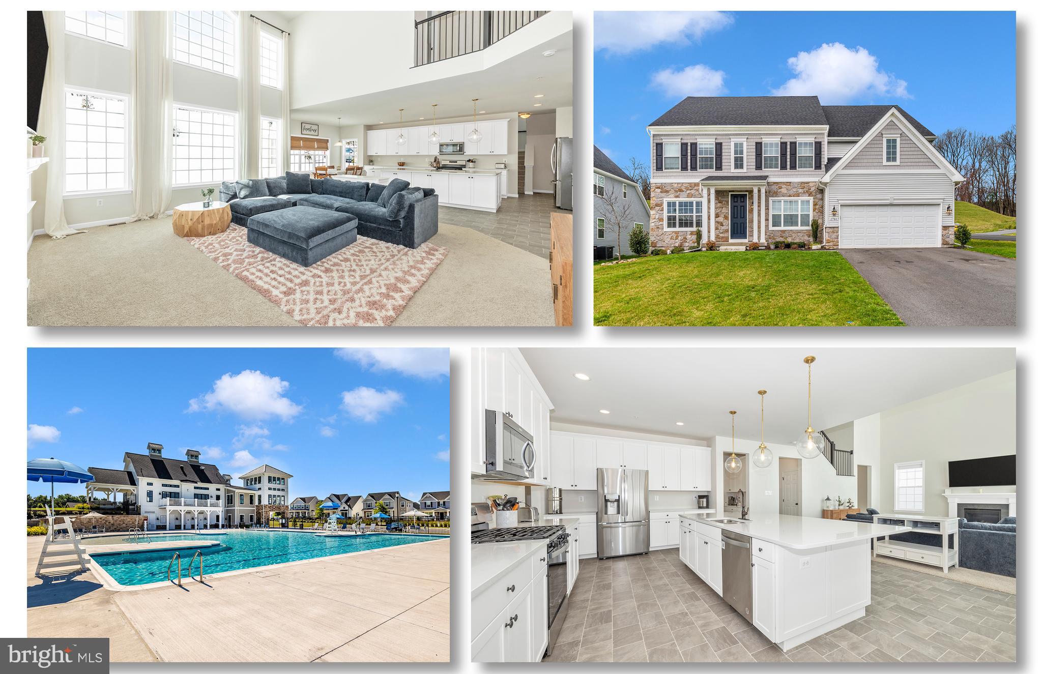 This Devonshire model home is not even two years old!  Why wait for almost 2 years for a new home in this subdivision when you can have one now. esspecially since this same model is selling for over $1.1M new?   Nestled in the highly sought-after Kellerton neighborhood, this home offers access to an array of exceptional amenities, including a refreshing pool, clubhouse, basketball courts, scenic bike trails, a dog park, and a playground. With easy access to all the vibrant attractions Frederick has to offer, this property is truly a must-see! Prepare to be amazed by the stunning two-story family room with fireplace, designed to impress! The chef-inspired gourmet kitchen features gas cooking and an abundance of cabinet space—so much, in fact, that you’ll never run out of storage!  The oversized island includes a double sink for added convenience.  Adjacent to the kitchen is a spacious butler's pantry with even more cabinetry, plus a massive walk-in pantry perfect for storing all your bulk purchases from Costco and Sam's Club.  Need a main floor bedroom? You're in luck—this home offers one! Two staircases provide easy access to the upper level, where you'll discover a luxurious owner's suite with a ceiling fan and two generous walk-in closets. The owners' private bath boasts a double vanity, a separate shower, and a private water closet for ultimate convenience and privacy.  A bright and open loft overlooks the 2-story family room.  The upper level also features three additional spacious bedrooms (one with its own ensuite), plus a conveniently located laundry room and hall bath.   Decent to the expansive unfinished lower level which includes a rough-in for a full bathroom, offering endless possibilities for customization. Say goodbye to storage units and take advantage of this enormous lower level for all your extra belongings. This home is hardwired for internet access so you won't have to rely on WIFI.   Don’t miss the chance to experience this incredible home—schedule your appointment today!