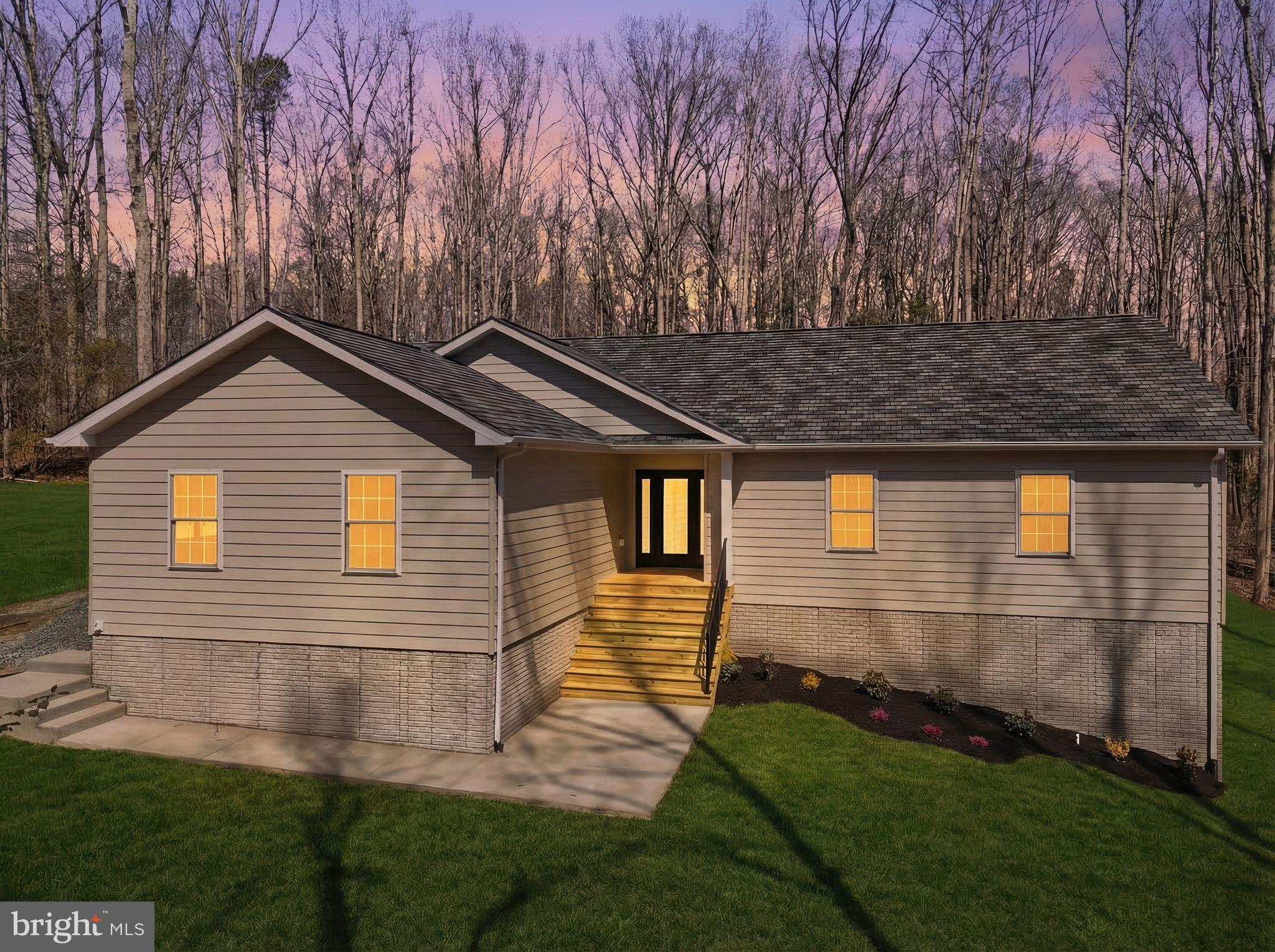 Absolutely Gorgeous New Construction! Private 10+ Acre Lot! Thoughtfully crafted and meticulously finished, this 3/4 Bed, 3 Full Bath rambler will not disappoint! Situated on 10+ acres, this beautiful home offers an open concept, gourmet kitchen, large primary suite with spa-like bath ... the list goes on and on! Incredible details throughout ... from the professional KitchenAid appliance package to the high-end lighting and fixtures, this home is sure to please! Finished walk-out lower level offers a huge rec room, family room and the potential for a fourth bedroom. No detail was overlooked or spared.  Perfect 10+ acre lot just inside the Culpeper/Rappahannock County Line. Zoned A1 ... Perfect for horses or a farmette!  Bring the dream!! No covenants or restrictions! Additional lots available! Don't miss your chance!