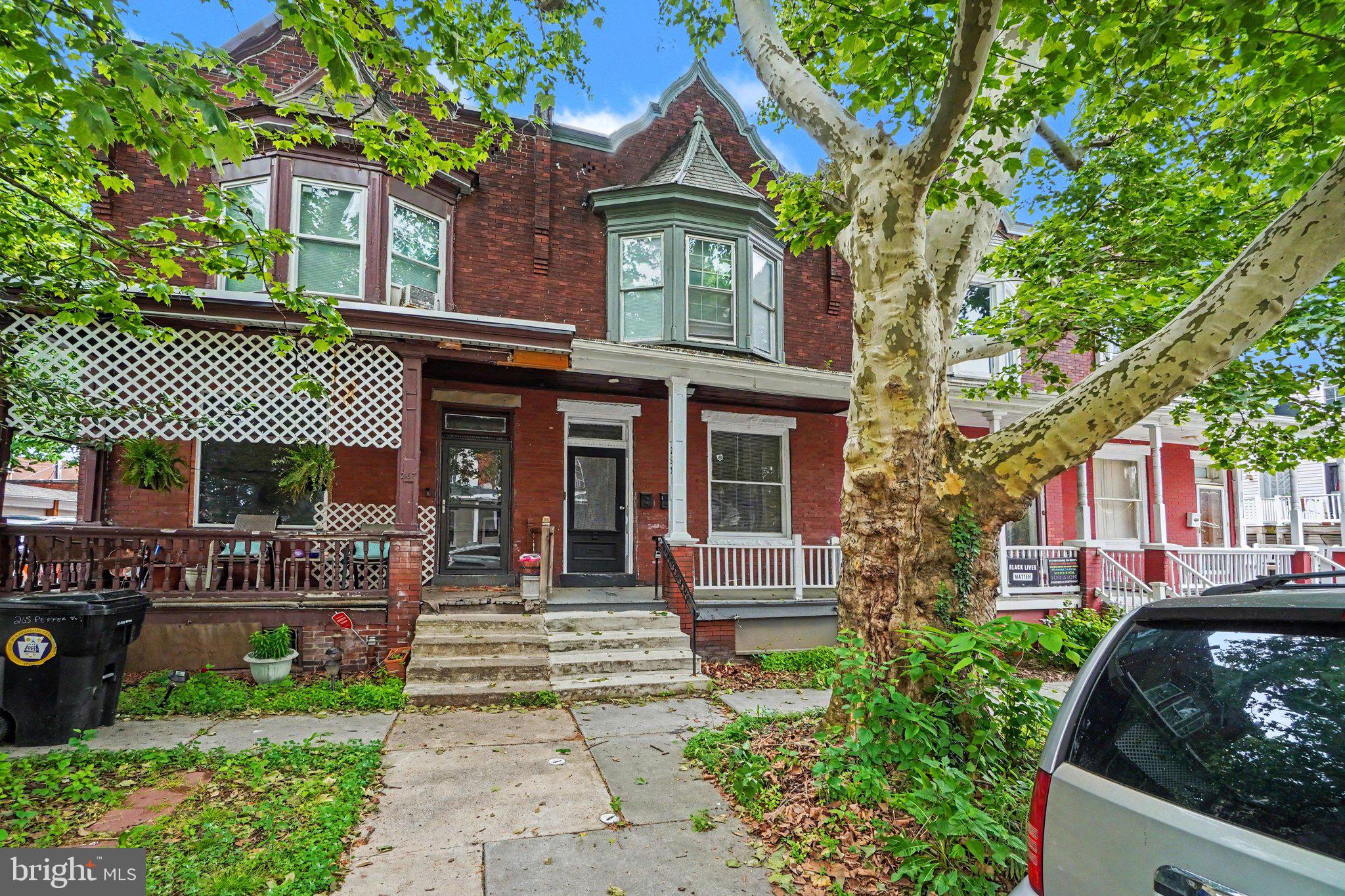 Welcome to 265 Peffer Street in the historic Olde Uptown neighborhood of Harrisburg.  This property features 2 units.  The first floor is a 1 bed, 1 bath.  The 2nd floor is a 2 bed, 1 bath.  Property is vacant so perfect for the investor looking to place their own tenant or an owner occupant looking to house hack and have the additional unit pay the mortgage.  Property is fully turn key with everything already done and ready to move in.  Beautiful exposed brick wall.  New floors.  Separate electric meters.  Come see what this property has to offer.  Property is conveniently located near Alvaros Bakery and several other restaraunts and shopping.