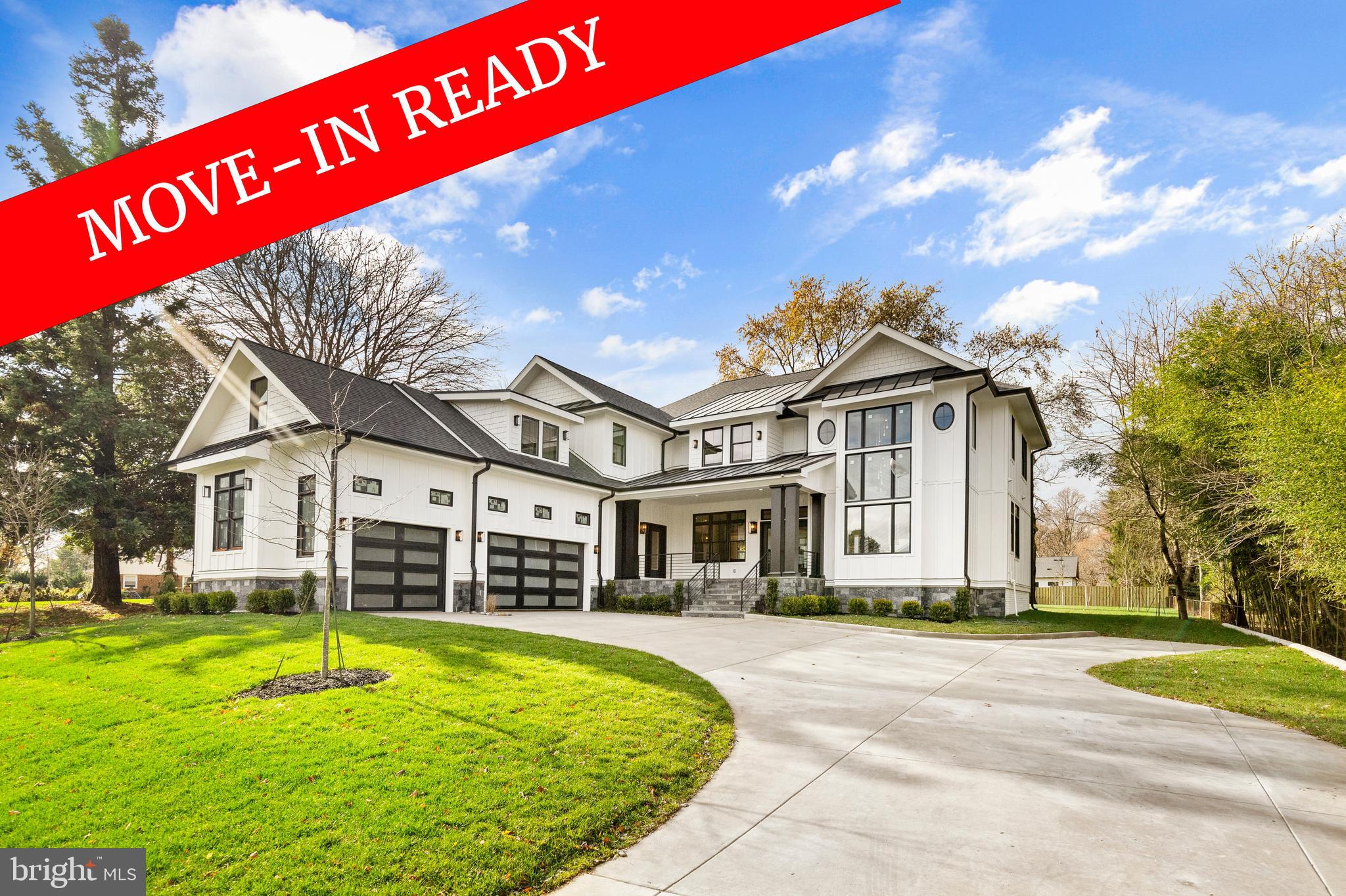 **FINISHED AND READY FOR IMMEDIATE DELIVERY** This New Custom 5 Bedroom and 6.5 Bath home is done and ready for you to move in! The home feeds into Flint hill ES and Madison HS. The home features Black window and a Stone and white Hardy Plank siding, with a 3 car Garage. Large front porch   as well as a huge rear covered Veranda. You will Love the open floor plan, as you enter you will find a grand Great room that is open though the home.  The left wing with find the Kitchen with large Breakfast room that walks out to the rear Veranda. The Kitchen feature Viking Professional stainless-steel Appliances. White wood cabinets and stone counters. There is a large pantry as well as a caterers Kitchen. You will find this home is great for the muti-generational Family or others who want Two Owners suites one on the main level and one on the upper level. The main level owner suite opens to the rear Veranda. There are two stairways leading to the Upper Level. The Upper-Level Features Four bedrooms each with their own private baths. One extra-large  over garage on its own level the a few step more you find 3 other  Bedrooms. One Owners Bedroom, and 2 others all with luxury Baths. Finally, the Upper-Level family room give a place for family to gather on the upper level. The Lower-Level is finished with bar and Billiards as well as the recreation room, a full bath and bonus room/ exercise / theater room and den.