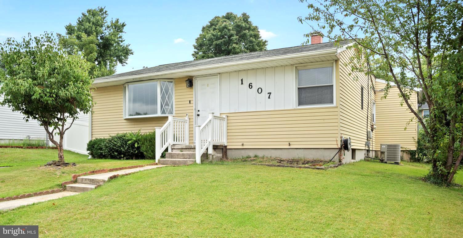 Move in ready rancher with updated kitchen and lots of room! Spacious yard has a patio and is fully fenced. Master bedroom has an attached half bath and den between the other two bedrooms could be great office space or second living room. Hardwood floors, large living room space and open floor plan all ready and waiting for you. This home features off street parking. The basement is large and can be turned into more living space. Conveniently located near shopping, transportation and major highways, 695, 97 and 10. Also available for rent.