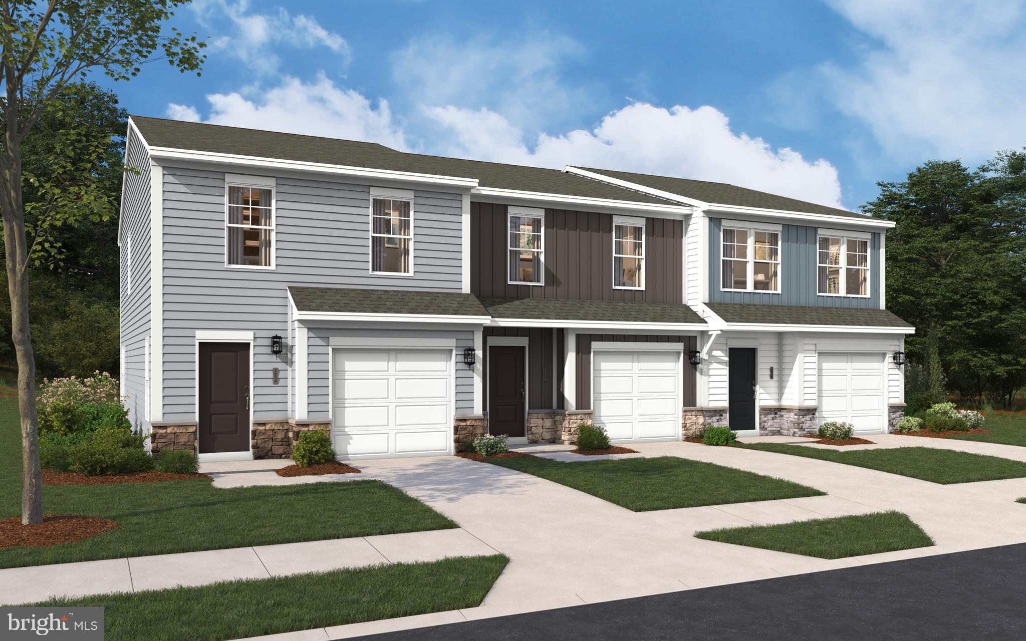 New Essence by Stanley Martin home. BRAND NEW!  Welcome to The Rutledge, where comfort and style meet in this charming townhouse. This 3-bedroom, 2.5-bathroom home is the perfect blend of modern amenities and traditional charm.
As you enter the main level, you will be greeted by a spacious family room that is perfect for cozy movie nights or entertaining friends. The open concept layout seamlessly flows into the kitchen and dining area, making it easy to whip up delicious meals while still being able to chat with guests.
The top floor features a primary bedroom with an ensuite bathroom that offers a spa-like experience daily. Two extra bedrooms provide ample space for a growing family or hosting visitors from out of town. Another full bathroom on this level ensures no waiting for showers.