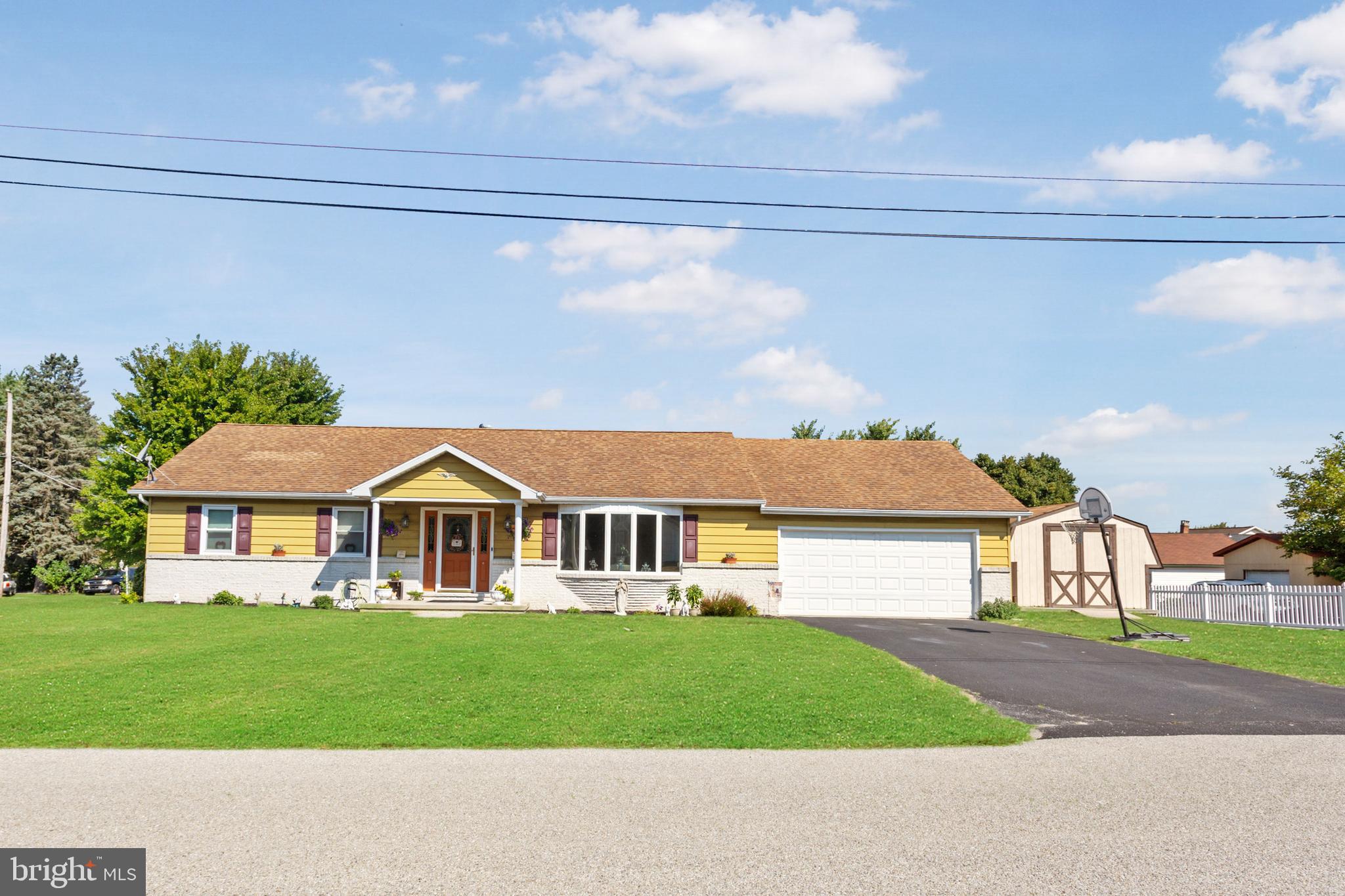 This well-maintained rancher in South Western School District provides all you need for single-floor living. This home is close to shopping, schools, and restaurants for easy commuting. The kitchen provides an optimal amount of cabinet space with an attached dining room. There’s no need to climb the stairs to do your laundry and you can enjoy the extra space of the partially finished basement for entertaining. The attached 2-car garage also provides a work area and storage space. Don’t miss out on this spacious rancher in the heart of Hanover.