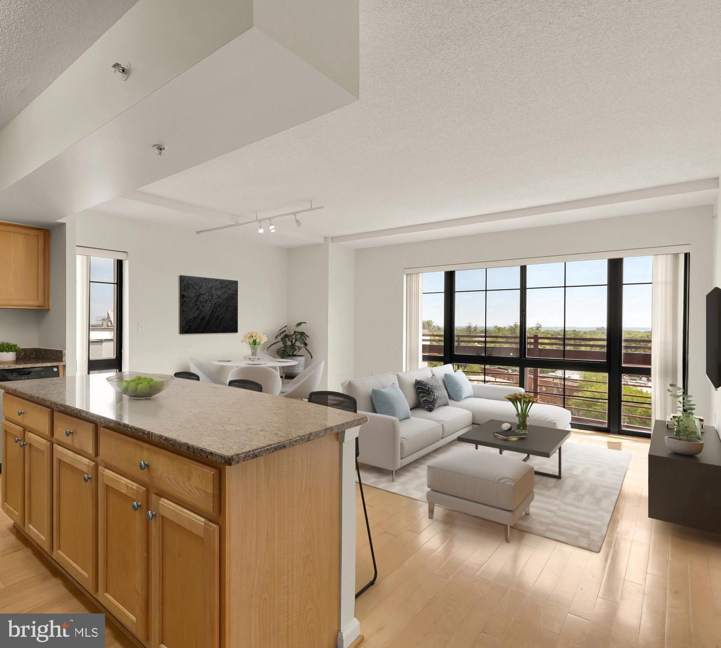 If you have been searching for a move-in ready condo with real space, natural light, parking, and views that make you pause for a moment, this is the one.

Perched high above the city, this oversized two bedroom, two bathroom 1,148 square feet, residence offers the kind of layout that is becoming harder to find. The living and dining spaces feel open and comfortable, with oversized windows that frame sweeping treetop and skyline views. It is the kind of light that fills the home throughout the day and gives you that sense of calm the moment you walk in.

For first-time buyers, this is a true step into ownership without compromise. For downsizers, it offers the ease of low maintenance living without giving up space or functionality. The split bedroom layout provides privacy and flexibility, whether for guests, a home office, or simply a more comfortable everyday flow.

The primary suite feels like a retreat, complete with generous closet storage, while the second bedroom is equally spacious and versatile. The kitchen connects seamlessly to the main living area, making it easy to entertain or enjoy a quiet night in with the city stretching out beyond you.

Set in a well maintained building with elevator access, a fitness center, multi-media room, and covered garage parking, daily living is simple and convenient. Lock and leave when you want to travel, or settle in and enjoy the rhythm of home.

The location brings it all together. Moments to the Metro for an easy commute into DC, and just as close to Whole Foods, everyday essentials, and some of Silver Spring’s best dining and entertainment options. Whether it is a quick coffee, dinner out, or catching a show, everything feels within reach. The nearby library adds another layer of community connection, offering a quiet place to work, read, or recharge.

If you have been waiting for a condo that feels bright, spacious, connected, and easy to call home from day one, this is one to see. 

Don't wait, schedule your private showing today!