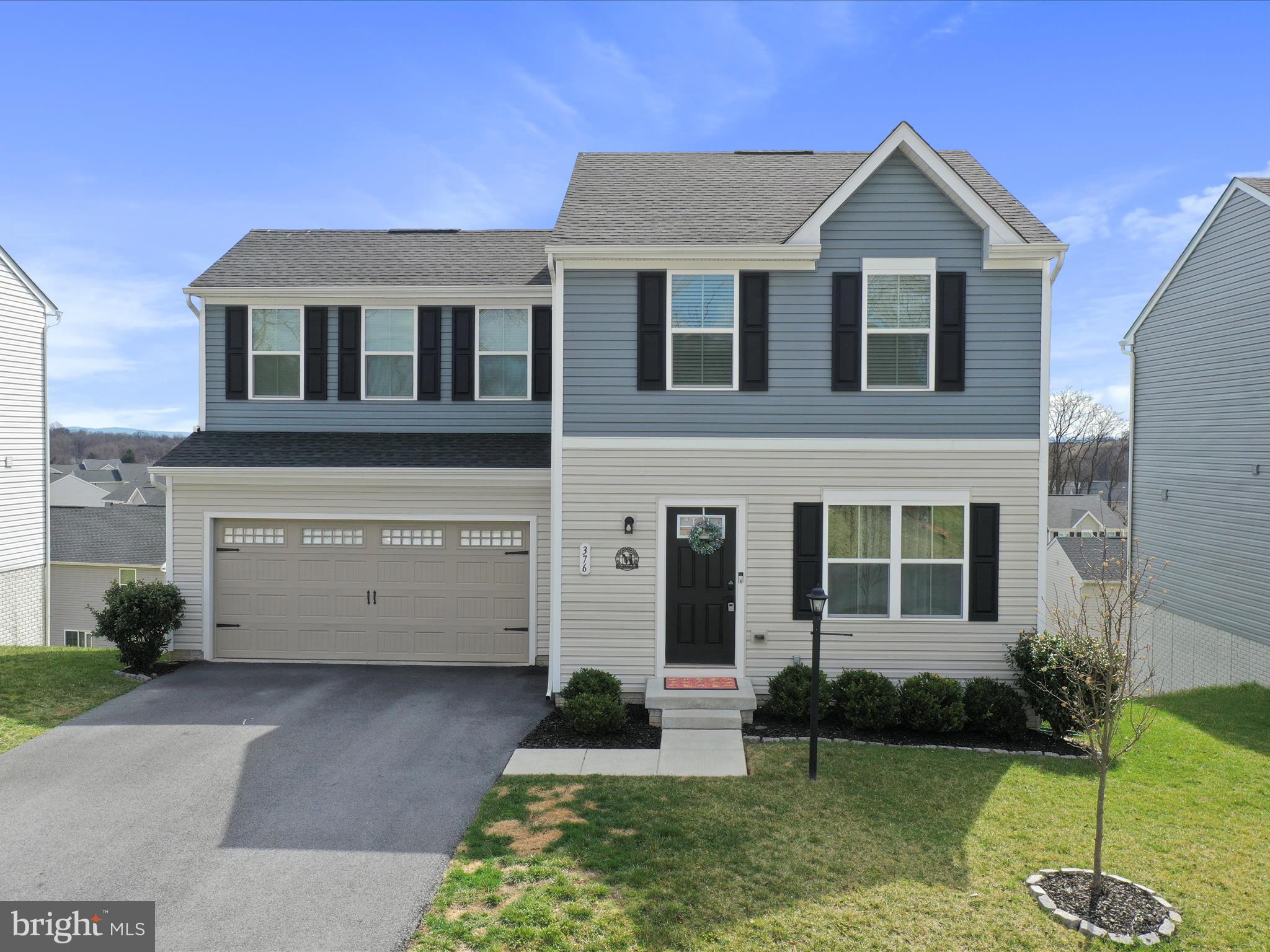 Welcome to this charming 3-bedroom, 2.5-bathroom home nestled in the scenic Eastern Panhandle of West Virginia. Built in 2021, this meticulously maintained residence offers an open floor plan, perfect for both relaxation and entertaining. The modern kitchen boasts premium finishes, providing ample workspace for culinary endeavors. Conveniently, the washer and dryer are located on the bedroom level, simplifying laundry tasks. The lower level presents an opportunity for customization, featuring a rough-in for plumbing and abundant space to tailor to your needs. Situated just minutes from major retailers, grocery stores, dining options, farmers markets, orchards, and various outdoor activities, this home also offers easy access to I-81 for effortless commuting. Don’t miss the chance to make this delightful property your own!