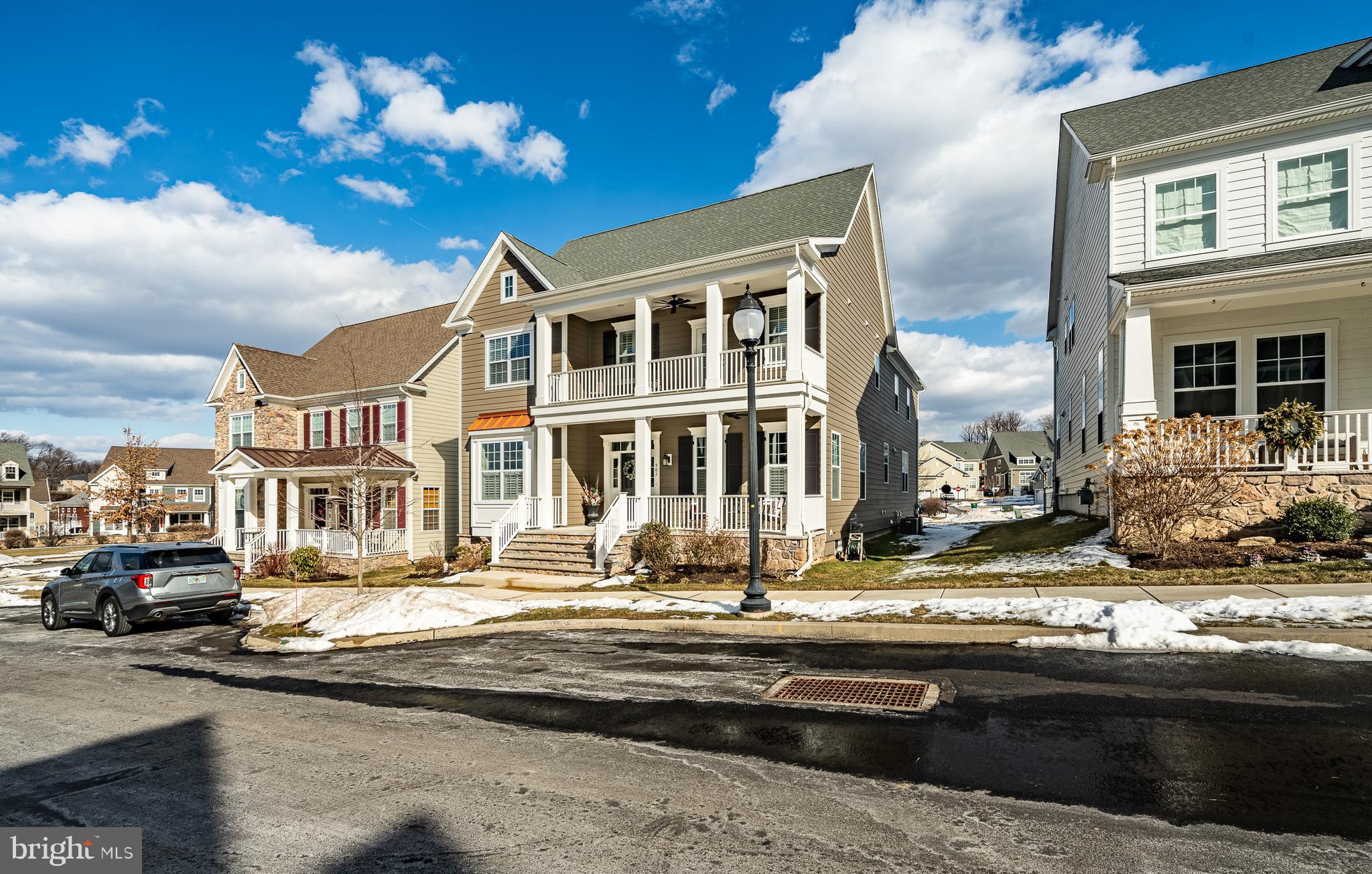 If you want all of the house size and none of the outdoor maintance this home is for you.  If you want all of the amenities,close to home this neighborhood is for you.  This stunning Peyton Model in Malvern’s premier Spring Oak neighborhood offers a rare opportunity to own in one of Chester County’s most sought-after communities. Designed with neo-traditional charm, this home features 4 bedrooms, 4.5 baths, and countless upgrades, including plantation shutters, a beautifully finished basement with a full bath, and a luxurious master suite with a third oversized walk-in closet. Only 7 homes have this option. The 2 story porch is only on 1 single home in Spring Oak.  The kitchen is a chef’s dream, while the bathrooms showcase spa-like finishes, including a soaking tub and tiled glass shower. Spring Oak is known for its high-quality craftsmanship, quality materials,energy efficiency, and vibrant streetscapes, all centered around a walkable lifestyle. Residents enjoy access to a clubhouse, pool, walking trails, gym, tennis and basketball courts, and more. Located in Charlestown Township and just minutes from Great Valley schools, this resale home stands out as the builder has sold out of single-family homes even at much higher prices. Move-in ready and impeccably maintained, this property blends luxury, convenience, and community like no other.