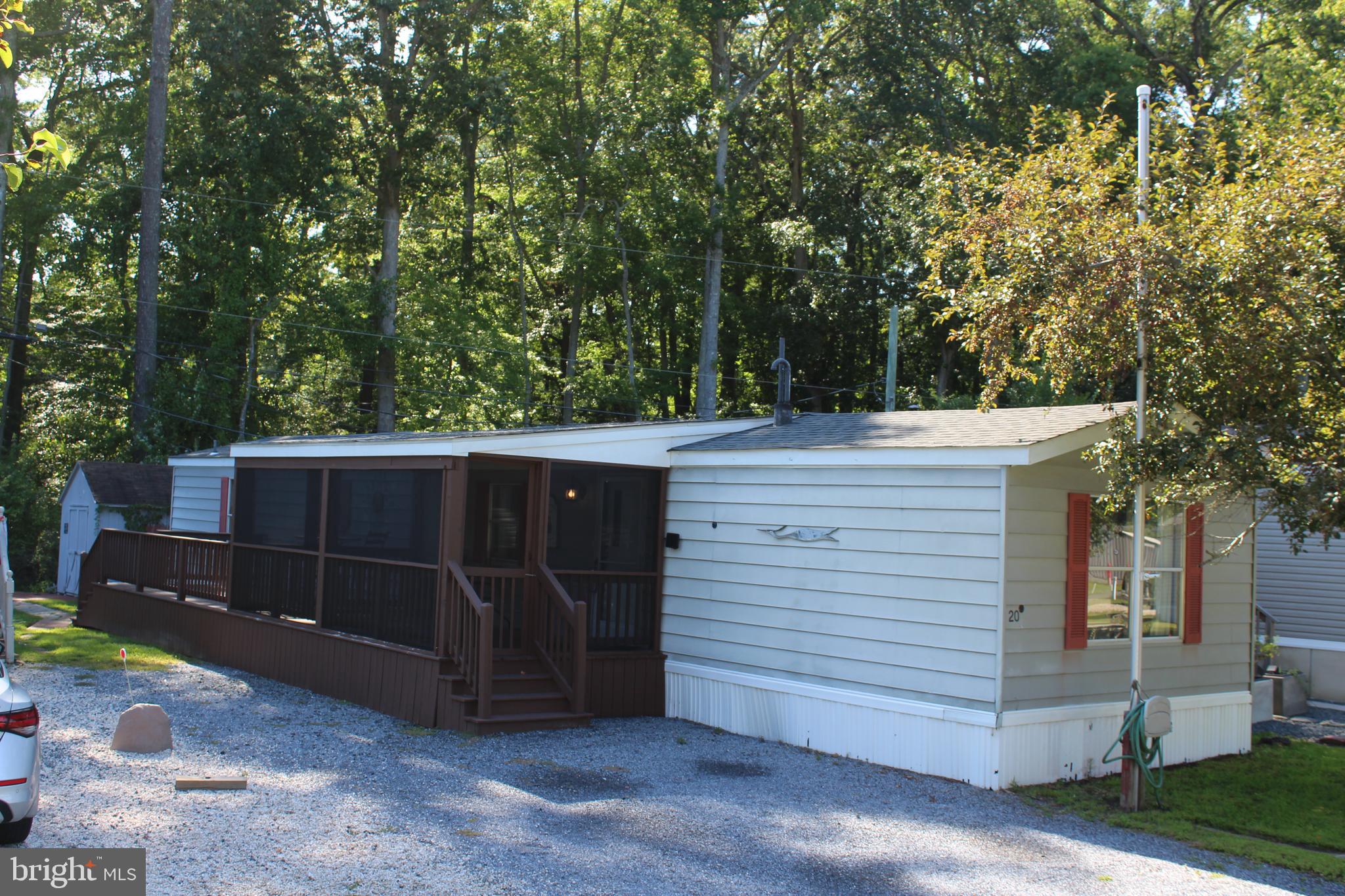 Carefree living in this two bedroom, two full baths in West Ocean City. Newer appliances. Heated bathroom floors in master bathroom. $104 monthly covers septic, water, trash and park maintenance. Close to Ocean City and Assateague State Park beaches, marina, shopping, restaurants, historic downtown Berlin & more.