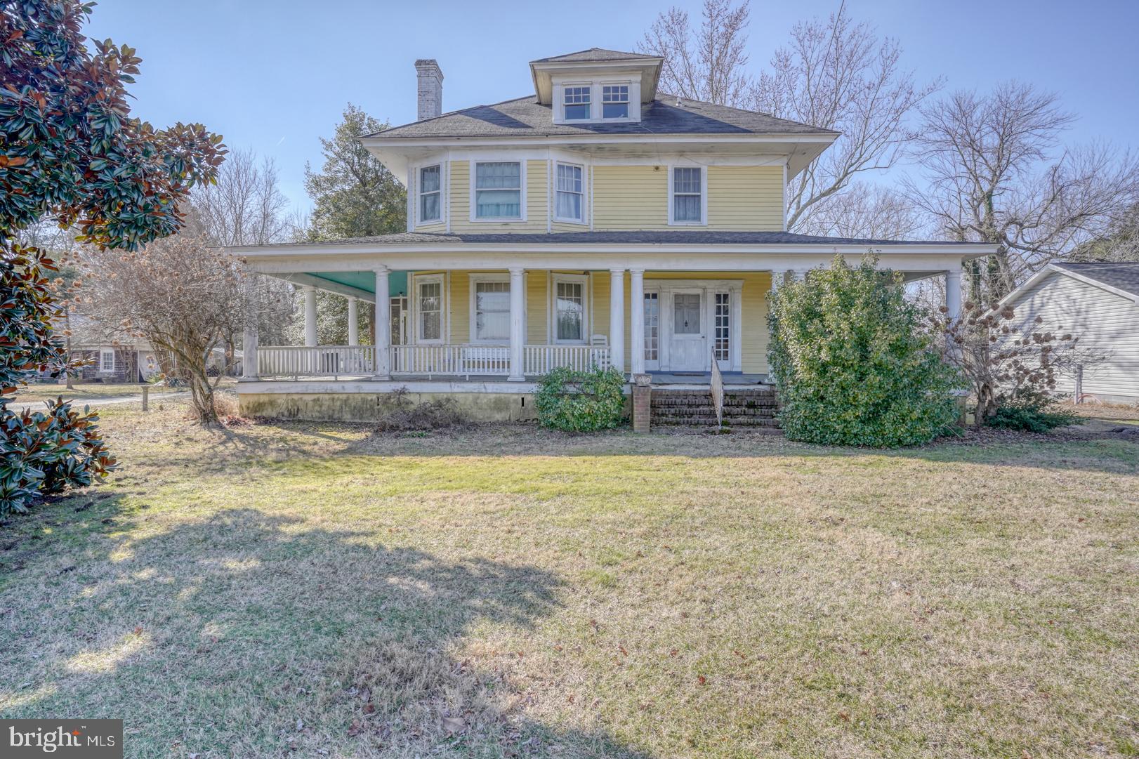 Historic Farmhouse with Significant Value-Add Potential

Built in 1919 and offering approximately 3,448 square feet, this stately farmhouse sits on a .44-acre lot and presents a rare opportunity for investors or renovation enthusiasts to restore a historic property with substantial upside.

The home features many original architectural elements, including hardwood floors, crown molding, multiple fireplaces, wood pocket doors, and a grand staircase that highlight the craftsmanship of the era.

The spacious main level includes two large sitting rooms, a formal dining room with floor-to-ceiling windows overlooking the wraparound porch, and a large kitchen with walk-in pantry. Additional features on this floor include a laundry area, half bath, and a secondary staircase leading to the upper level.

Upstairs you’ll find five bedrooms and two full bathrooms, along with multiple linen closets and a long hallway lined with original wood doors. The third floor offers a sixth bedroom and an additional flex space, providing even more potential for added living area.

With 3 levels of living space and a large footprint, this property offers an excellent canvas for renovation or restoration. Homes in the area that have been updated command significantly higher values, making this a compelling value-add investment opportunity.

Property is being sold strictly as-is.