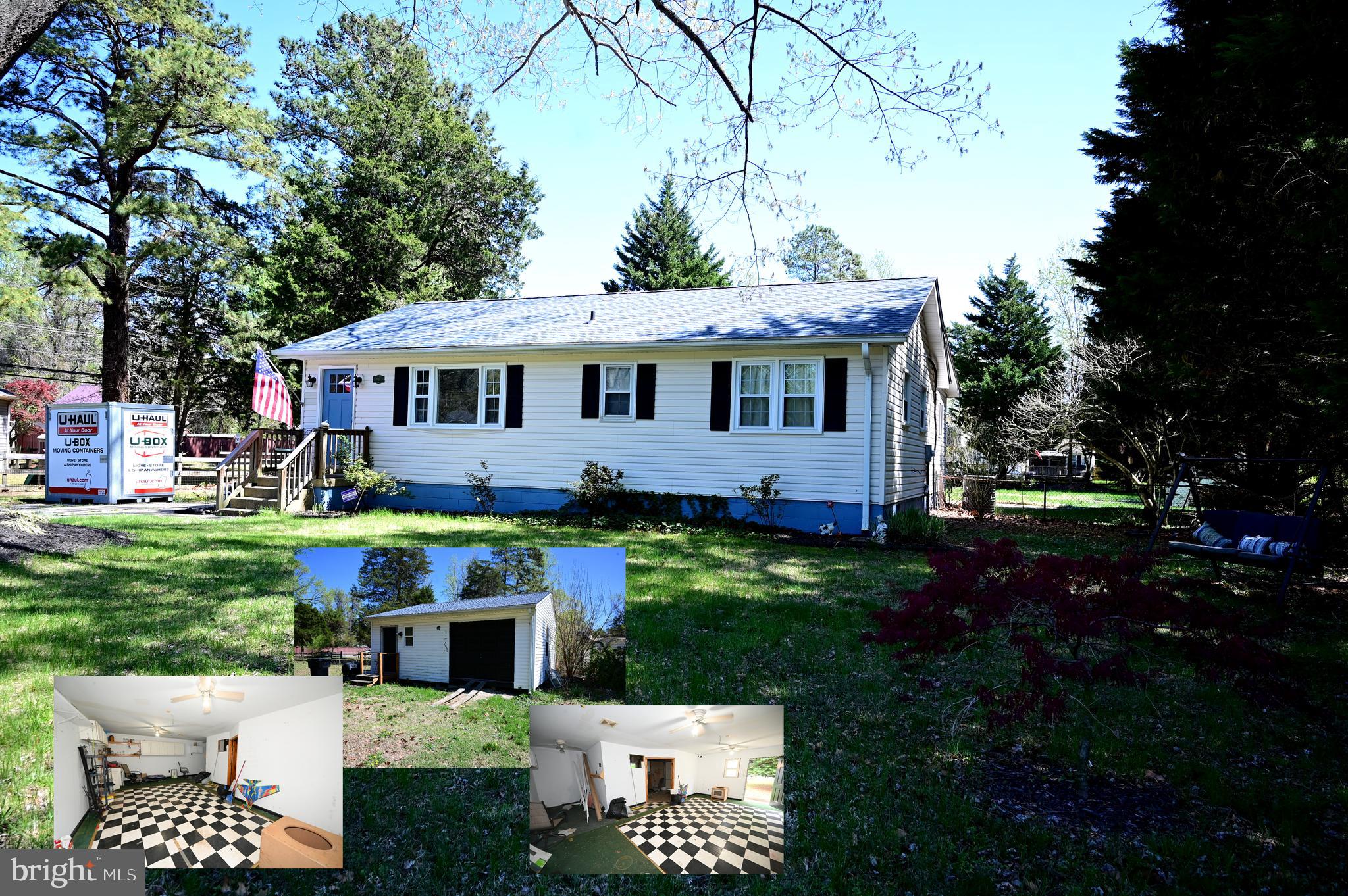 Single-level living with 1,720 sq ft, 4 bedrooms on a spacious .46-acre lot in Golden Beach. Freshly painted with new flooring (April 2026). Major updates include roof (2025) and HVAC (5 years old). Large backyard with shed featuring electric and roll-up garage door—ideal for storage or workshop. Septic system pumped, cleaned, and inspection on 4-18-2026. The Septic report is available.  Community offers private beaches, walking streets, and water access to the Patuxent River via multiple piers ($30/year). Enjoy neighborhood events, fishing tournaments, and outdoor recreation. Home shows well and is being sold as-is.