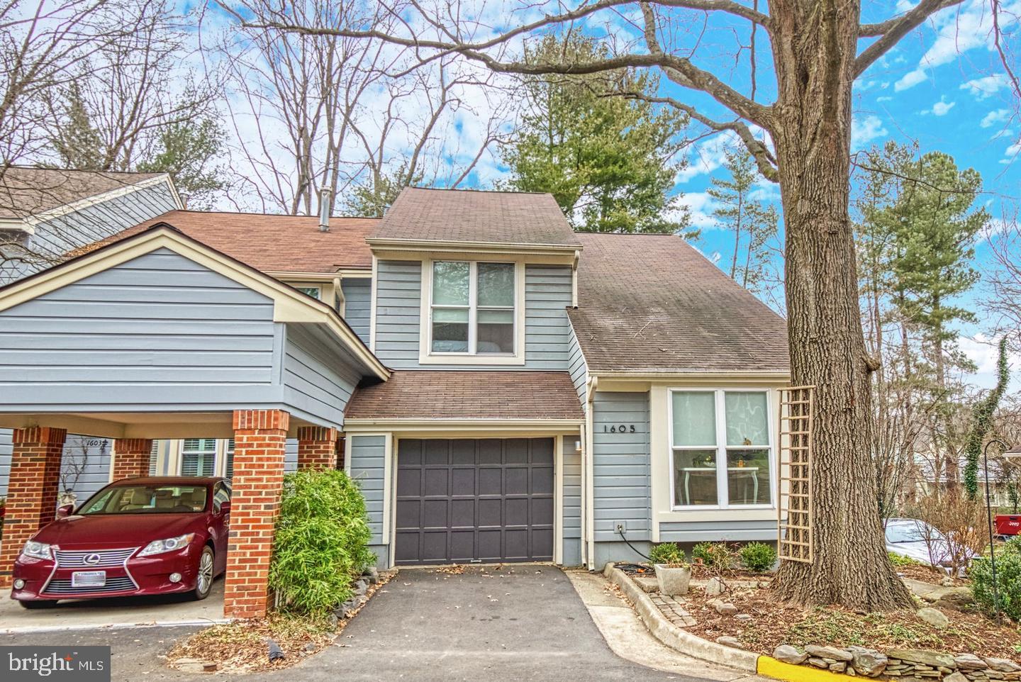 Terrific corner townhouse with contemporary flair, offering the perfect blend of comfort , convenience and modern updates. Located in the heart of Reston, this sun-filled end unit features 3 bedrooms, 2 full baths and 2 half baths, an attached garage, an inviting outdoor space , where you can relax on your private deck enjoying the serene surroundings with green space and trees. 

The main level features 2 story foyer,  hardwood floors throughout, a private deck, and bright, open living and dining spaces that flow seamlessly into the family room, where a cozy fireplace creates a warm and welcoming focal point. French doors open to a private office with custom built-ins, providing the ideal space for working from home or quiet retreat. The expansive kitchen with high cathedral ceilings is renovated with white sleek cabinetry, black countertops, stainless steel appliances, and ample room for a breakfast table. A conveniently located powder room completes the main level.

The upper level features brand new hardwood floors, a spacious primary suite with multiple windows,  two closets and a beautifully renovated en-suite bath with modern fixtures including a free standing tub and separate shower . Two additional generously sized bedrooms and a full hall bath complete the upper level.

The fully finished lower level features brand new LVP  flooring, a large recreation room with a cozy fireplace,  additional flexible space for a home gym, office , half bath, guest accommodations,  storage and a laundry room. 

The location is truly exceptional. Just 0.2 miles from Lake Anne via The Blue Trail and approximately 0.5 miles from the waterfront shops and restaurants of Lake Anne Plaza. Reston Town Center is just 1.2 miles away, while the Wiehle-Reston East Metro station is approximately 1.6 miles away. Trails, lakes, pools, tennis courts, and recreational amenities surround this beautiful and sought-after Orchard Green community! This home truly has it all. Don't miss the chance to make it yours. Welcome home!