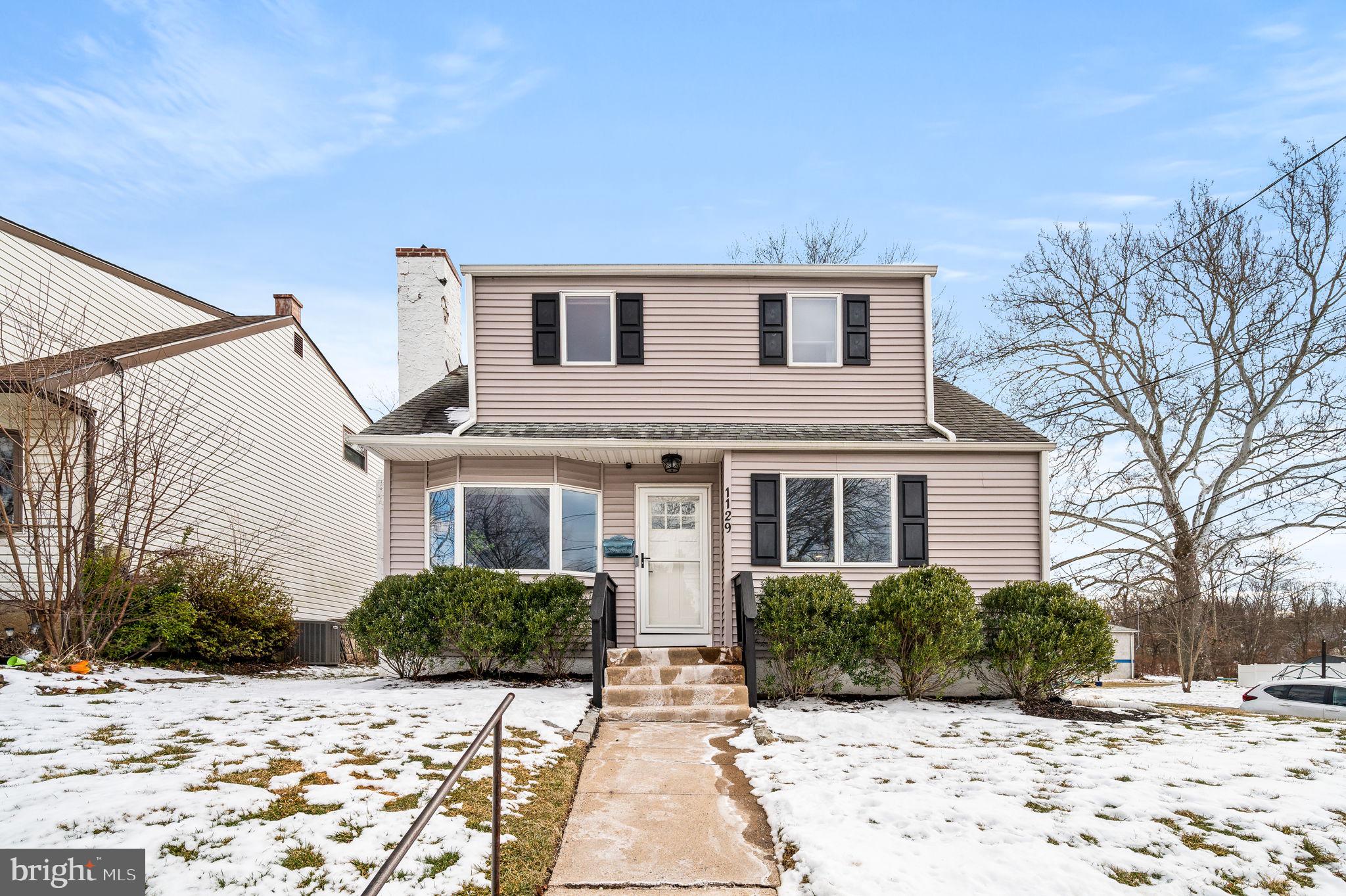 Welcome to 1129 Hall Ave. in the desirable Roslyn neighborhood of Abington. A Corner property with one side on a dead-end street. The yard has a lovely pergola for entertaining and backs up to open space with playgrounds and athletic fields.  A charming, newly renovated home. It’s a must see! Pride in ownership shows in this well- maintained home. Entering you will find an open concept living space /kitchen/Dining layout, a newer kitchen with all wood and vinyl plank flooring. The main level has one generously sized bedroom, and a full hall bathroom. The second level has four bedrooms and a full bathroom, all with hardwood. The home has a new HVAC system.  Located in the award winning Abington School District and only a short distance from public transportation, shopping and restaurants.