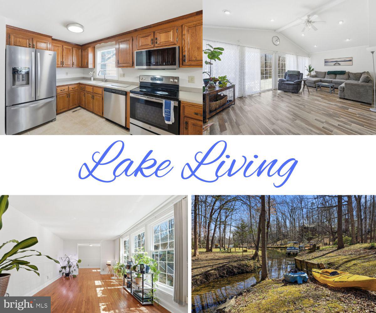 🌊 WATERFRONT OPPORTUNITY in Lake of the Woods on Lake Keaton!
If you’ve been waiting for an affordable way to get into waterfront living, this is your chance. Offering incredible space, flexibility, and direct water access, this 4-bedroom, 3-bath rambler with finished basement delivers exceptional value in one of Virginia’s most sought-after gated communities.

Launch your kayak right from your backyard and enjoy peaceful mornings on the water, or unwind on the oversized deck overlooking tranquil lake views. Inside, the home offers a versatile layout with multiple living spaces—perfect for everyday living, guests, or creating dedicated work-from-home or hobby areas.
The bright 23x14 sunroom with vaulted ceilings and a wall of glass doors fills the home with natural light and serves as the perfect gathering space. The kitchen features abundant cabinetry, Corian countertops, and a breakfast bar that opens to the dining area with cozy gas fireplace.

The finished walk-out lower level adds even more flexibility with a large recreation room, wood-burning fireplace, wet bar, and access to a covered patio and private waterfront. A spacious lower-level bedroom suite is ideal for guests, multi-generational living, or extended stays, plus an additional bonus room (NTC) for even more possibilities.

✨ Value-Driven Opportunity: Seller is offering a $5,000 flooring allowance so you can update to your personal style and make this home your own.

🚤 Located in amenity-rich Lake of the Woods, enjoy access to two lakes, boating, beaches, golf course, clubhouse dining, pools, fitness center, pickleball, tennis, equestrian trails, and year-round events—all just a short drive to Fredericksburg.