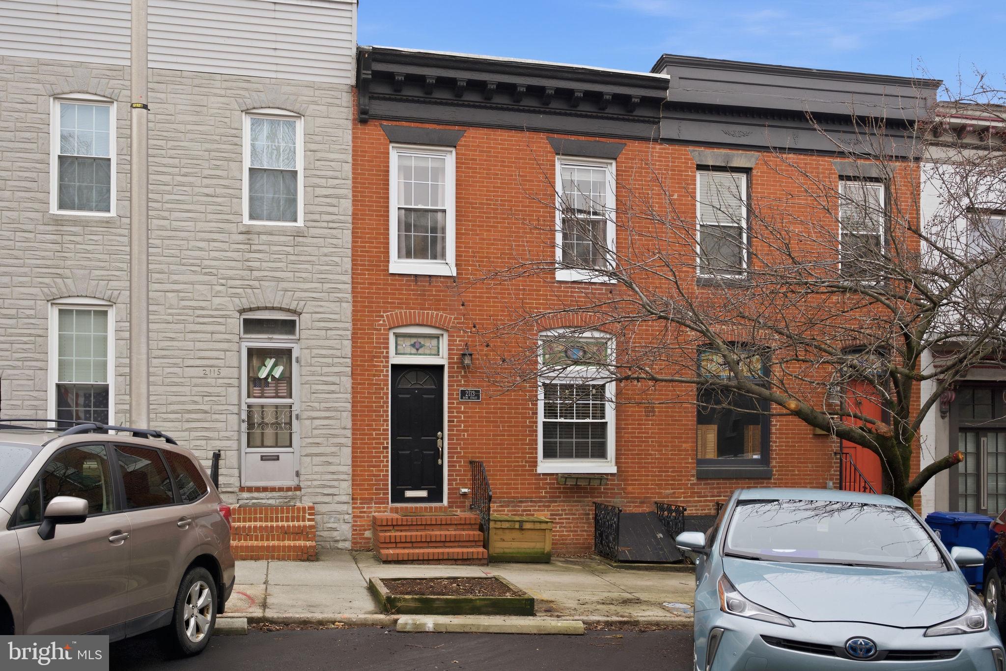 One of the widest homes in the highly-coveted Upper Fells Point neighborhood. 2 large bedrooms, 1.5 baths, with a well-maintained roof deck and back patio. Stainless steel appliances in a spacious and bright kitchen. Exposed brick gas fireplace and beautiful stained glass transom windows in the living room. Dimmable, recessed ceiling lights throughout the main level. Double-wide, full-depth closets and ceiling fan fixtures in both bedrooms. Storage and workshop space with shelving pre-installed throughout the basement. Thoughtful, open, and spacious; no rooms or closets crammed in, no awkward staircases. Less than two blocks from Patterson Park and a five-minute walk to the waterfront promenade. Enjoy quiet neighborhood favorites like Charmed Kitchen, Johnny Rads, and Little Donnas while still being a short walk from more lively areas in Fells and Canton. Easy commuting, that’s steps away from the Navy and Gold Bus Lines and within the Hopkins Shuttle Service range. Perfect for a commute to Hopkins Medical, Bayview, Harbor East, and Downtown. Fast access to Target, Safeway, Harris Teeter, Merrit, and ALL major highways. New roof (2021) with transferable warranty. New dishwasher (2022) and new stove (2025). Available with furnishings if desired. Schedule a private tour today!
