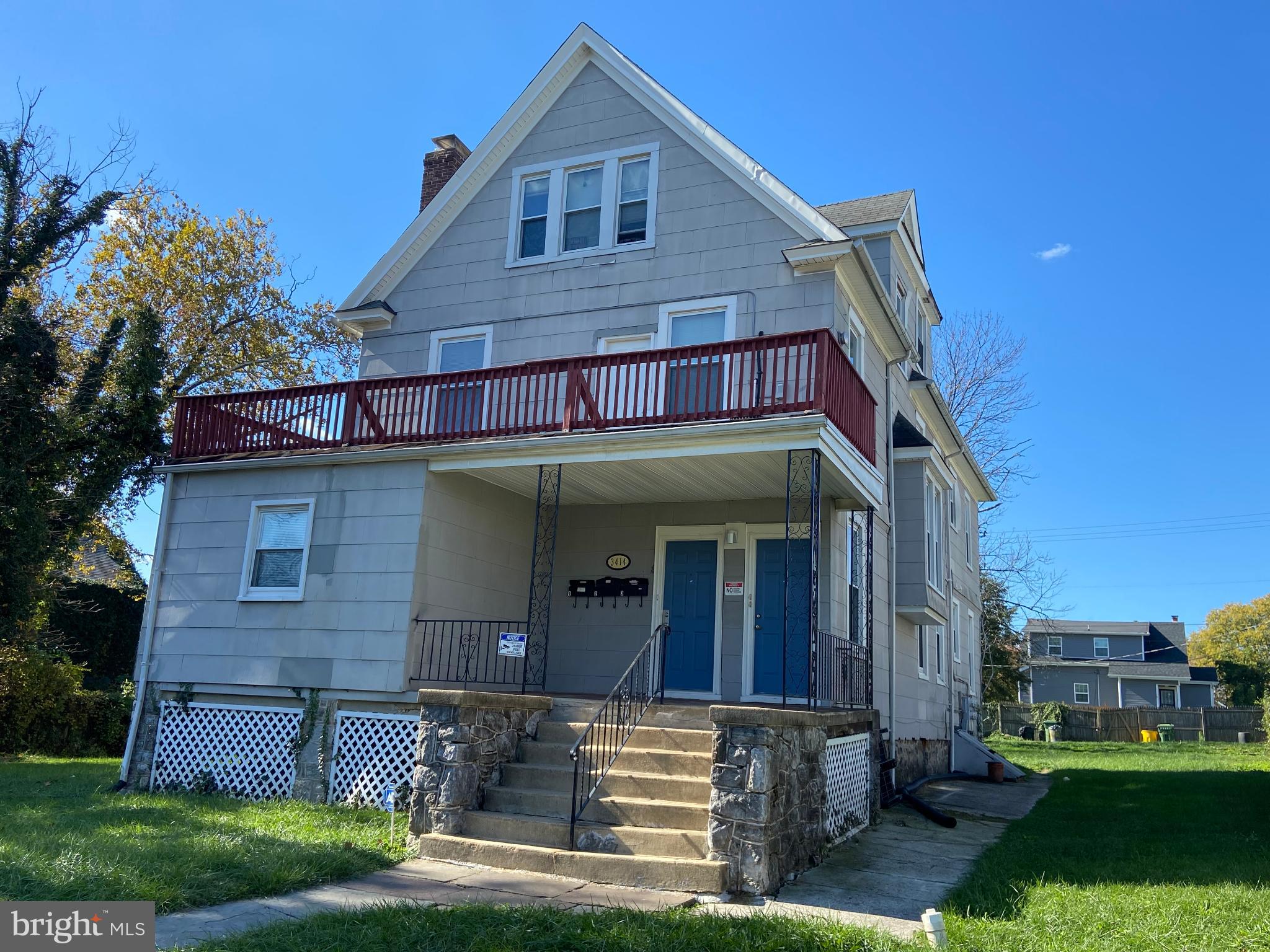 ** Income-producing, Turnkey 3-Unit Multifamily Opportunity! ** This renovated 3-unit property is a smart buy for both seasoned investors and owner-occupants ready to start their multifamily journey. The building includes a 1-BR unit, a 2-BR unit, and a 3-BR unit. The spacious 3-BR apartment feels like a private residence, offering a welcoming foyer, living room with fireplace, formal dining room, and tidy eat-in kitchen with updated cabinetry, luxury vinyl laminate flooring, in-unit washer and dryer, and exits to a lush, green backyard. The 2-BR space is bright and functional, featuring a living room, dining room, small office or study area, eat-in kitchen, hardwood floors and carpeting, in-unit washer and dryer, and a wide, elevated deck space that runs the full length of the building with quite the view. The 1-BR unit offers a cozy retreat with a comfortable living room, charming reading nook, and access to a rear deck overlooking the peaceful residential neighborhood — perfect for relaxation and everyday living. The 1-BR and 2-BR units are currently rented, providing immediate income, while the 3-BR unit is available for rent and offers excellent flexibility for an owner-occupant or new tenant placement. All units have central air and are separately-metered for electric, gas, and water. This building has a current Baltimore City rental license as well as current lead certificates in place for all occupied units. Whether you’re building a rental portfolio or living in one unit while earning income from the others, schedule your showing today and explore the potential this multifamily property offers.