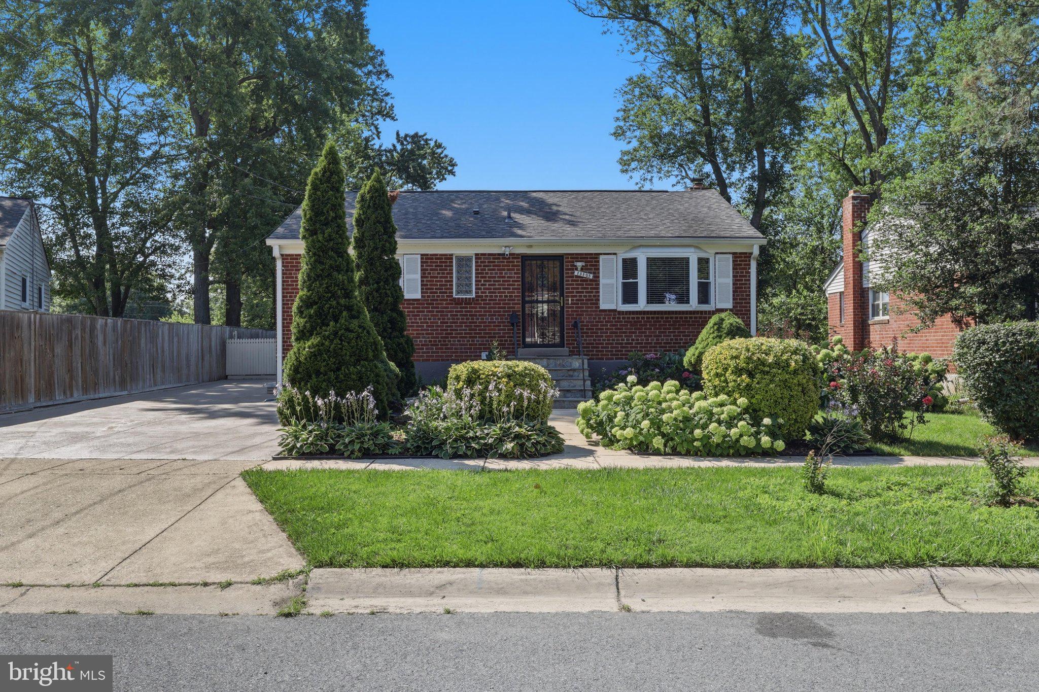 Welcome to this beautifully updated single-family home, ideally located and showcasing true pride of ownership throughout. The main level features gleaming hardwood floors, recessed lighting, custom paint, remodeled bathrooms, granite countertops, cherry cabinetry, ceramic tile flooring in the kitchen, a breakfast bar, and updated stainless steel Samsung side-by-side refrigerator, gas range, and built-in microwave. The spacious main level offers three bedrooms, a full bathroom, coat and linen closets, and a ceiling fan in the primary bedroom and ample storage throughout the house including a walk-in closet and linen closet.

The fully finished walk-up basement provides exceptional additional living space with a private covered entrance, two bedrooms, two full bathrooms, a kitchenette with cabinetry, a recreation room, luxury vinyl plank flooring (2026), and a laundry area with washer and dryer. One bathroom features a Jacuzzi whirlpool tub with a pedestal sink, while the second offers a bathtub and vanity. 

Additional improvements include a new roof (2022), HVAC system (2020), water heater (2019), upgraded PVC plumbing, electrical panel. 

Enjoy the fully fenced backyard featuring a stone patio with patio furniture that conveys, an oversized storage shed, attractive front of the house stone walkway, new concrete driveway accommodating up to five vehicles. 

This move-in-ready home combines modern updates, flexible living space, and outstanding outdoor amenities. Schedule your private tour today!
Easy to show! Please schedule online. If you have any questions, feel free to contact the friendly and responsive listing agent. Thank you for showing