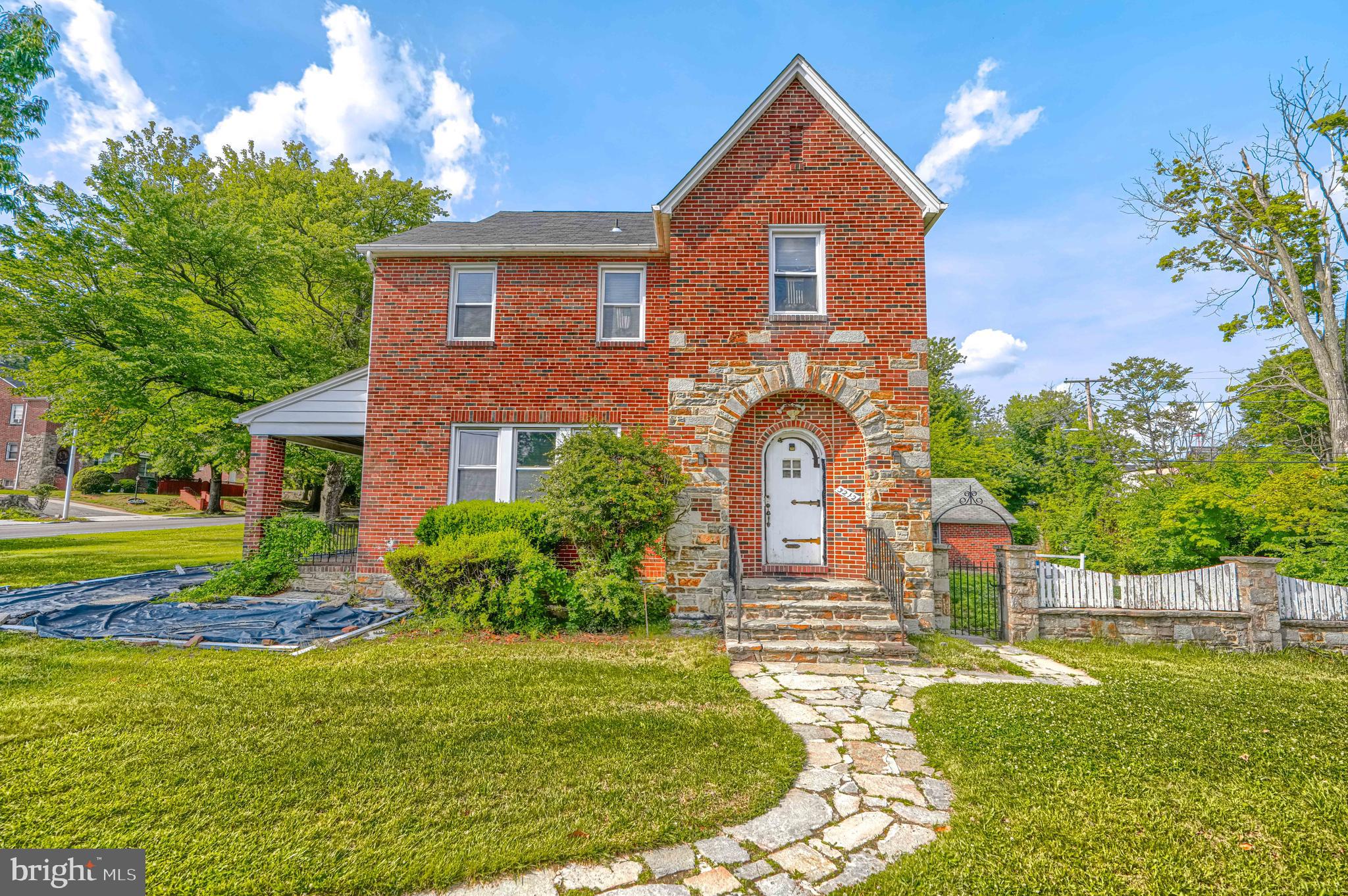 Nestled on a prominent corner lot in Baltimore City's historic Ashburton neighborhood, this spacious detached Colonial offers timeless character, generous living space, and endless potential. Boasting over 3,000 square feet, this home features 4 bedrooms, 4 full bathrooms, including a primary suite with a private en-suite bath.

From its classic architectural details to its inviting layout, the home showcases the charm and craftsmanship that make Ashburton one of Baltimore's most established and recognizable communities. Situated on a sizable 0.30-acre lot, the property provides ample outdoor space rarely found in the city.

The home is currently livable and functional while presenting an excellent opportunity for updates and modernization. Whether you're looking to preserve its historic character, enhance its existing features, or reimagine the space to suit today's lifestyle, the possibilities are abundant.

Conveniently located near major commuter routes, parks, shopping, and local amenities, this property offers a unique chance to own a substantial home in a sought-after neighborhood with room to add value and make it your own.

Property sold as-is