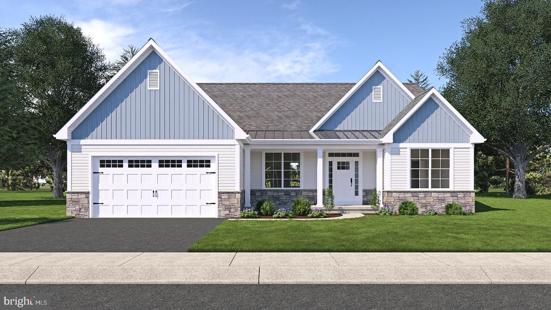 Model Home is located at 509 Windermere Rd
OPEN  Saturdays 1-3pm and Wednesday 4-6pm. 

Can’t find the home of your dreams? Then why not choose a beautiful new home constructed home by Horst & Son Home Builders.  This Berkley model is affordably priced and thoughtfully designed for one floor living. This model features 9 ft ceilings, large windows and an open floor plan with Luxury Vinyl Plank flooring. You are welcomed by a Foyer entry and the adjoining Dining area. The Living room is spacious and open, yet inviting. The lovely kitchen offers soft close cabinets, a spacious island, pantry and stainless appliance suite. There is a strategically located mud room with built-ins, convenient access to the laundry  and pantry. 

The split bedroom design offers 3 nice-sized bedrooms, and 2 full baths. The primary bedroom suite is perfectly located to optimize privacy and has a walk in closet and a primary bathroom with double bowl vanity and walk in shower.   

Outside you'll enjoy the covered front porch and a 12 x 12 rear patio.

 River Ridge Hills is a new neighborhood with scenic views of the rolling river hills in Eastern York County. There are a variety of lots available. Some premium lots are available that can accommodate daylights basements, some are adjacent to the neighborhood common area and there are a variety which are connected by the walking paths throughout the neighborhood. 

You'll appreciate the convenience of this great location with close proximity to the Eastern York Senior and Middle Schools, Sam Lewis Park, High Point Park, Cool Creek Golf Course, and Long Level Recreation Area with miles of boating.  With just minutes to Rt 30, you are a quick commute to Lancaster or York.

Inquire today or stop by the model home for information on the variety of models available. 
*While there are MANY features included which would be upgrades with some builders, many are included with the standard price. *