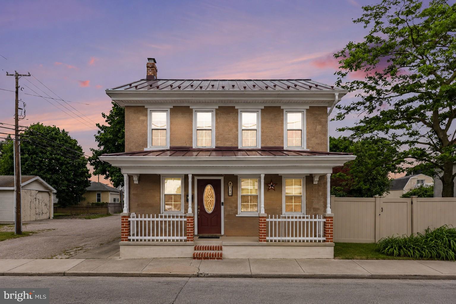 Located in the Heart of Annville, This Beautiful Circa 1910 Village Home is Perfectly Situated on a Peaceful, Private Double lot (80' x 220') and Offers the Perfect Blend of Historic Charm and Modern Updates. Enjoy your Morning Coffee or Evening Relaxation on the Spacious Deck with a Retractable Awning Overlooking the Amazing Backyard, Complete with Mature Shade Trees and Attractive Landscaping.

Offering Approximately 1,600 Square Feet of Living Space, This Home Features Original Hardwood Floors, Convenient First-floor Laundry, and a Cozy Living Room with a Gas Fireplace and TV mount. The Spacious Primary Bedroom Includes a Walk-in Closet, and the Primary Bath has Been Beautifully Remodeled with a Stunning Walk-in Shower.

Recent Improvements Include;  Updated Central Air Conditioning, Energy-Efficient Heat Pump with Backup Gas Hot Water Radiators, Efficient Tankless Hot Water Heater providing Instant Hot Water, Durable Metal Roof, New Gutters with Gutter Guards,  New Privacy Fence in the Front Yard

Additional Highlights Include an Oversized Detached Two-car Garage, Extra Paved Parking with Room for up to Five vehicles, a Walk-up Attic Offering Abundant Storage Space, and a Clean, Dry Basement with Outside Access.

Make this Your Home Today!!