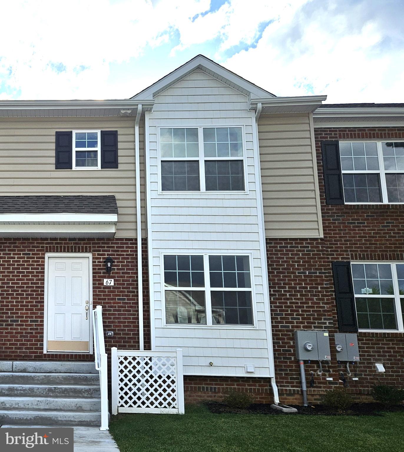 Brand new property, located in Cambria Village Development. This stunning New Construction 
Sussex Model Townhome, located at 67 Cotswood Ct, Smyrna, DE, has three (3) 
bedrooms, (2) two full baths and a (1) one (1/2) half bath, a full unfinished basement, with an 
egress window, sodded front lawn/seeded backyard. The main level features LVP flooring, 
carpet, a sizable great room, and dining room. A spacious kitchen with granite countertops, 
stainless single bowl kitchen sink, stainless steel appliances (dishwasher, stove, and 
microwave,).  Country Kitchen with soft-close cabinets, and drawers. The large owner's suite 
and ensuite with comfort height double sink vanities, and tub/shower combo. The home 
features a beautiful deck. A whole-house vacuum cleaning system. The home has 1220sq. ft. of 
livable space