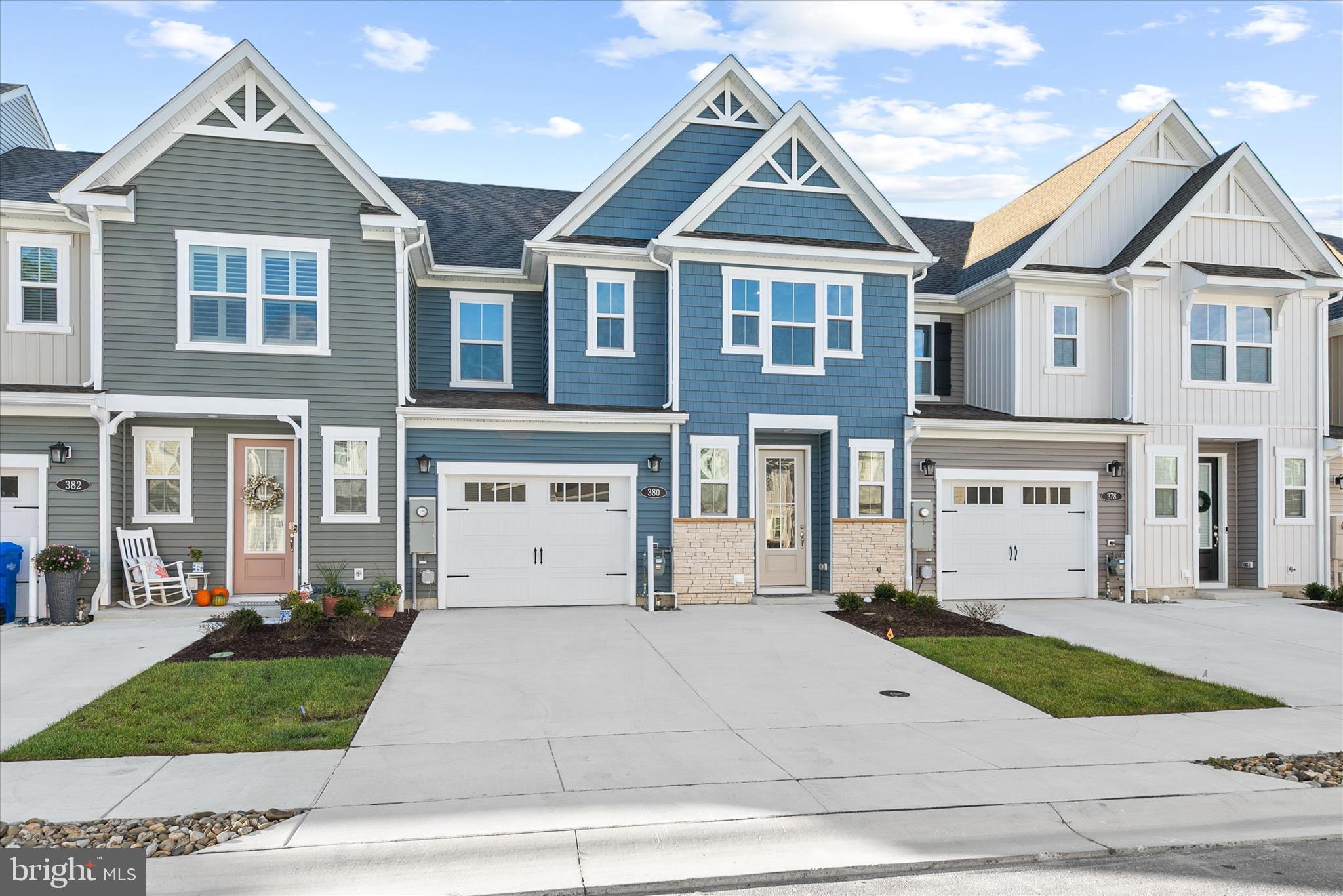 Short sale with approved price! Charming Main-Level Living Near Bethany Beach!
Welcome to Silver Woods Villas—a beautiful new community of townhomes in the peaceful town of Ocean View, just minutes from Route 26 and the sandy shores of Bethany Beach. This stunning Sandpiper model offers the convenience of a first-floor primary suite and true main-level living with a bright, open layout ideal for today’s lifestyle.
Step inside to find a designer-inspired kitchen with a spacious breakfast area, inviting living room, and convenient first-floor laundry. The primary suite offers comfort and privacy, while the second floor features three additional bedrooms, a loft area perfect for relaxing or working from home, and a full bath. Thoughtful details include ample storage space, an extra garage nook, and unfinished attic storage for added flexibility.
As part of the established Silver Woods community, residents enjoy a clubhouse, outdoor pool, and beautifully landscaped surroundings. Built with superior craftsmanship and the latest in energy-efficient design, this home is certified Energy Star®, Indoor Air Plus®, and Zero Energy Ready—ensuring exceptional comfort and long-term savings.
Experience the best of coastal Delaware living—modern, efficient, and just minutes to the beach!