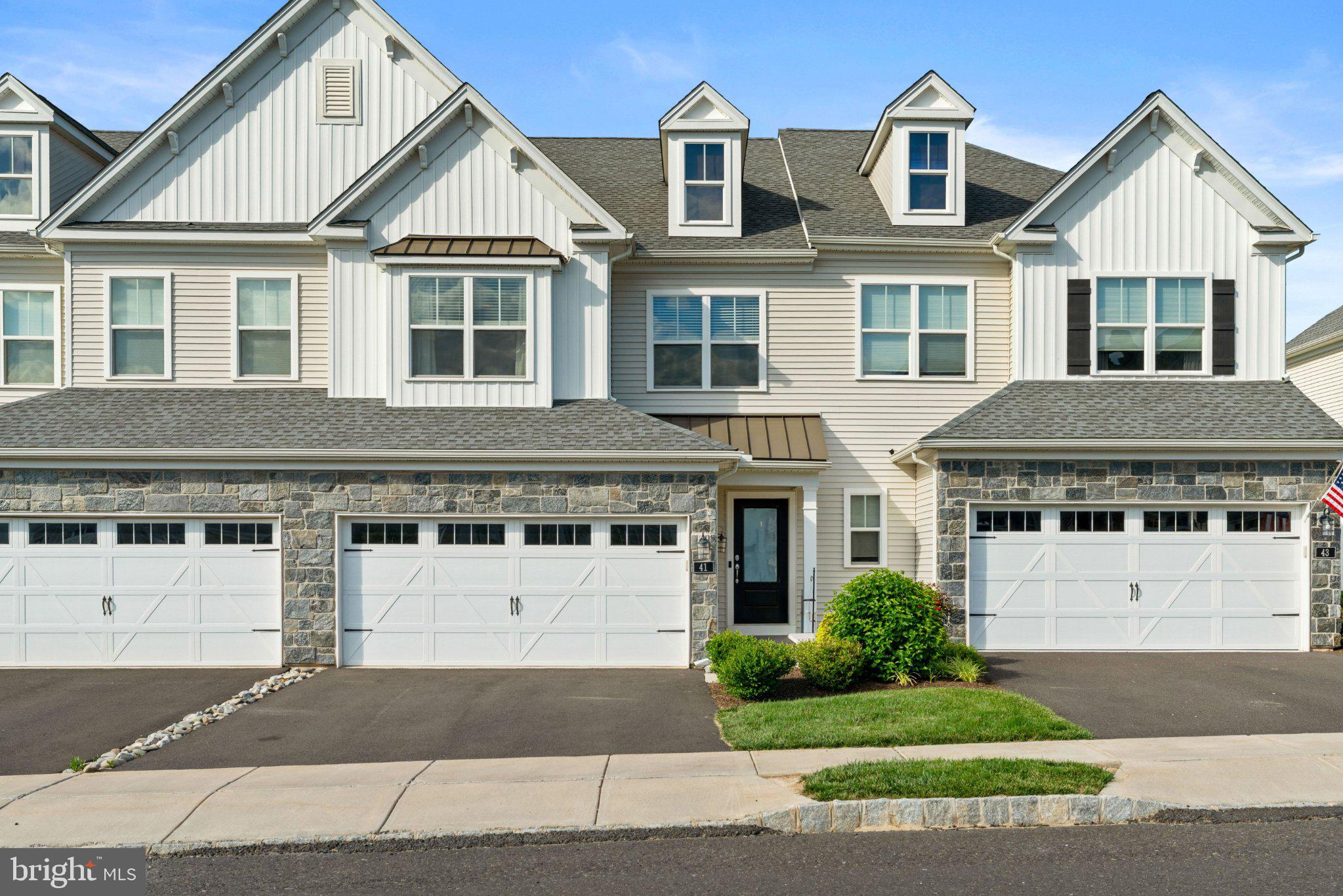 Nestled in the prestigious Reserve at Spring Mill, this exquisite Colonial-style townhouse embodies the perfect blend of modern luxury and timeless elegance. Built in 2020, this stunning residence offers 2,046 square feet of meticulously designed living space, ensuring comfort and sophistication at every turn. As you step inside, you are greeted by an inviting atmosphere that seamlessly combines warmth and style. The spacious living area features a cozy gas fireplace, perfect for creating a tranquil ambiance during cooler evenings. The open-concept layout flows effortlessly, allowing for both intimate gatherings and grand entertaining. The gourmet kitchen is a culinary enthusiast's dream, equipped with high-end appliances and ample counter space, making meal preparation a delight. Retreat to the luxurious primary suite, a serene haven designed for relaxation. This spacious bedroom offers a peaceful escape, complete with an en-suite bathroom featuring elegant finishes and modern fixtures. Two additional well-appointed bedrooms provide ample space for guests or a home office, ensuring versatility to suit your lifestyle. The unfinished basement presents a blank canvas, offering endless possibilities for customization-whether you envision a home gym, media room, or additional storage space, the choice is yours. Step outside to discover the charm of the Reserve at Spring Mill community, where beautifully landscaped surroundings enhance your living experience. The attached two-car garage provides convenience and security, while the proximity to local amenities ensures that everything you need is just moments away. This exceptional townhouse is not just a home; it's a lifestyle. Experience the perfect balance of luxury, comfort, and community in this remarkable property. Embrace the opportunity to make this exquisite residence your own and enjoy the unparalleled living experience that awaits you.