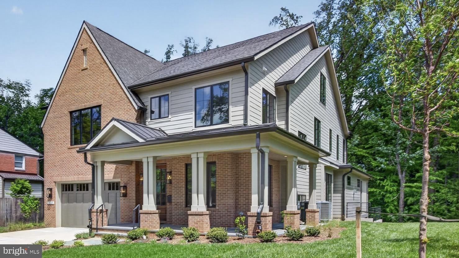 Newly completed and fully finished — this 7,100 SF custom home in Cresthaven sits on a rare 11,100 SF flat lot designed specifically around the site, with a private wooded backdrop and nearly 300 newly planted trees creating a tranquil, almost rural feel just minutes from downtown Bethesda.
Seven bedrooms, 7.5 baths, and a layout built for how families actually live: a first-floor guest suite for parents who don't do stairs, a large screened porch with built-in fireplace overlooking the woodland, and a flexible main-level office that can serve as yoga studio, music room, or fifth bedroom. The optional four-stop elevator makes this home aging-in-place ready from day one.
Finishes are uncompromising — Thermador professional appliances, custom-fabricated kitchen and bath cabinetry in select birch, wide-plank white oak flooring site-finished after install, Pella windows and doors throughout, three-zone HVAC, oversized two-car garage, flagstone patio, and classic brick exterior.
Cresthaven offers easy access to Bethesda Metro, dining, shopping, and top public and private schools including Landon and Holton-Arms — but the wooded setting, mature canopy, and 300 new plantings make this feel like a country home inside the Beltway.
Open this Saturday and Sunday 1–4 PM.