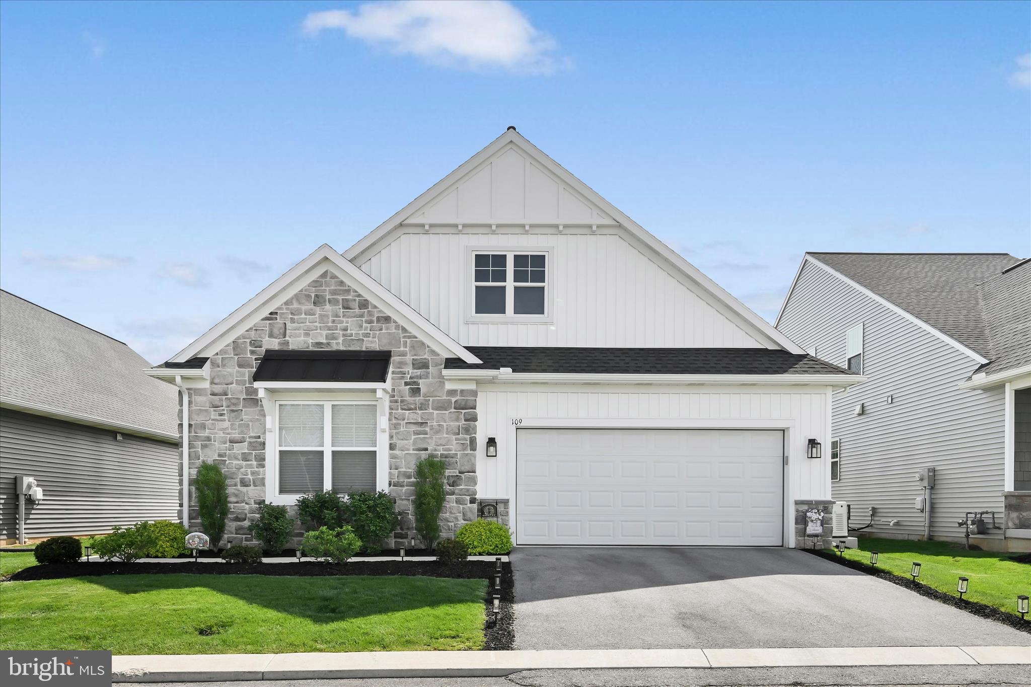Welcome to effortless luxury living in this stunning  Ethan model Garman Builders home, perfectly situated in the sought-after 55+ community of Wynfield at Annvville.  Designed for one-floor living with style and comfort in mind, this home offers the perfect blend of modern upgrades and low-maintenance convenience-without the wait of new construction.

Step inside to find beautiful LVP flooring flowing throughout an open an inviting layout.  The living room impresses with a vaulted ceiling and a striking natural gas fireplace with stone accents, creating a warm yet elegant focal point.  The kitchen is truly a showstopper-designed for those who love to cook and entertain-with a deluxe baker's package featuring double ovens (with air fry capability), abundant workspace (111" x 49" island) and thoughtful upgrades already in place (Quartz countertops, walk-in pantry and so much more)

The primary suite is a peaceful retreat, complete with 2 walk-in closets, a shiplap accent wall, recessed lighting, plush carpeting and a ceiling fan. The en-suite bath offers a spa-like experience with a walk-in tiled shower that feels nothing short of luxurious.

Downstairs, the basement features 8-foot ceiling and additional outlets already installed, providing the perfect opportunity to finish the space and nearly double your living space.

This home is packed with valuable upgrades, including a full-house Generac generator (with warranty) and a fully functioning radon mitigation system for added peace of mind. Also for added convenience, some outlets have been upgraded to USB/USC charging ports.  No more searching for the “block” to power your phones or IPads.

Enjoy outdoor living on the side patio with durable synthetic decking-ideal for relaxing or entertaining.  Even better, the HOA takes care of lawn mowing and snow removal, allowing you to truly enjoy a low-maintenance lifestyle.

Living in Wynfield means more than just a beautiful home-it's a lifestyle.  Residents enjoy access to a clubhouse featuring a gym, pool, hot tub, pickleball courts, firepit and gathering spaces complete with a full kitchen-perfect for social events and connecting with neighbors.

Why wait 8-9 months to build when this exceptional, move-in ready home already has everything you want-and more?