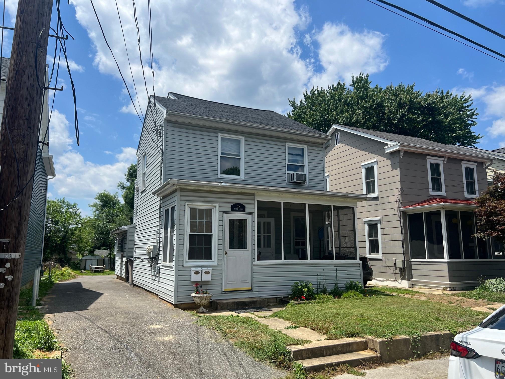 First floor apartment located right in the heart of it all in Annapolis - Freshly Painted! Move-in Ready! Features 1 bedroom, 1 full bath, large eat-in Kitchen with space for a table / desk, spacious living room, and private laundry in unit! Hardwood Floors and cozy front porch! Driveway leads to private parking with space for 1 car. Large back yard and 1 storage shed as well! Basement cellar can be used for additional storage too! This unit also has exclusive use of the front porch area!  Pets are considered on a case by case basis with $50 additional pet rent. Landlord is looking for a 1-2 year lease term. Walking distance to downtown Annapolis & Navy Stadium with easy access to Route 50 and area attractions! Water/Sewer is included in rent!