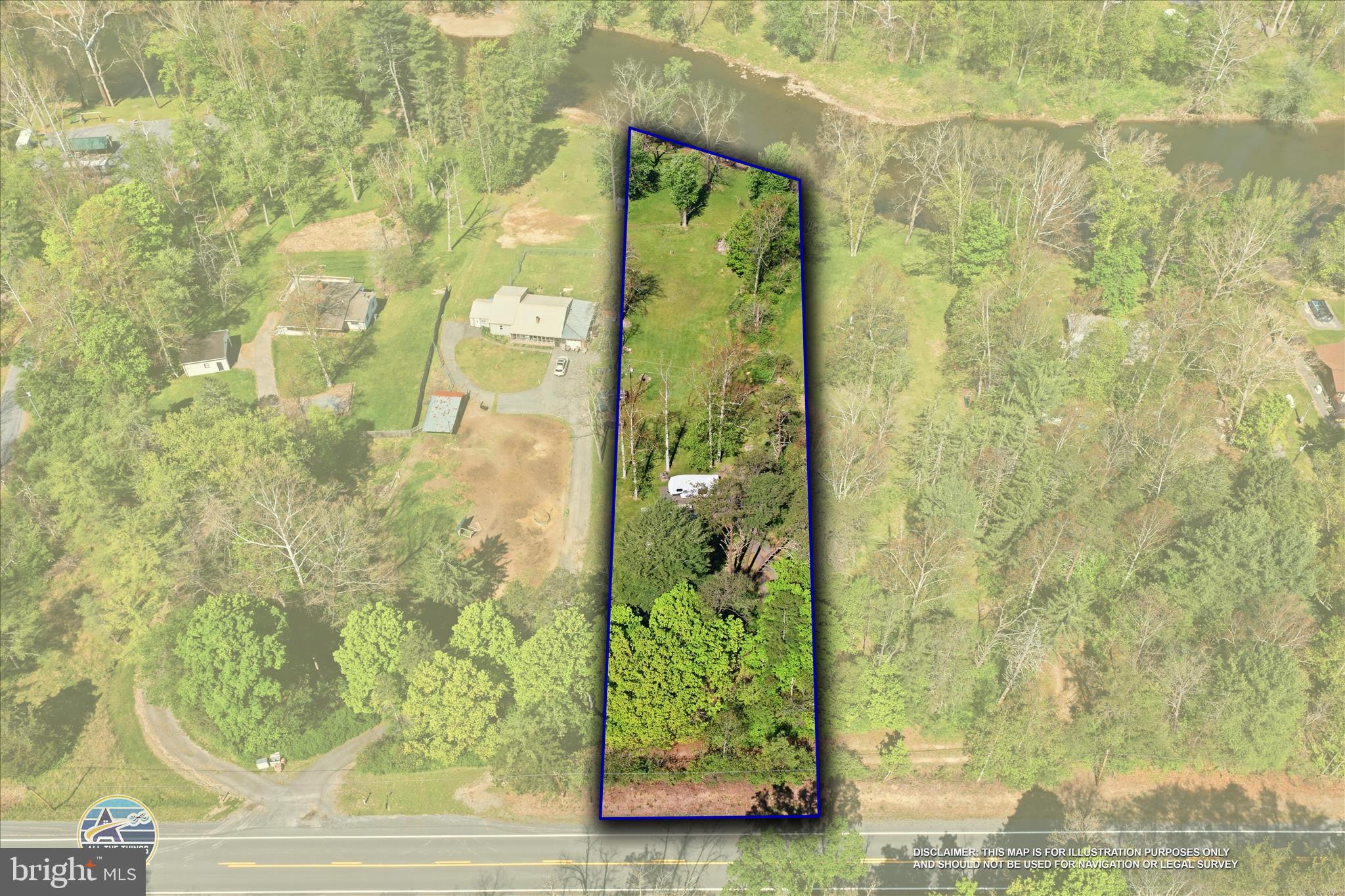 Own your own slice of heaven along the Cacapon River! 1.21 unrestricted acres of open land. Ideal for outdoor enthusiasts, this site allows space for a home, camper or tent, offering relaxation opportunities through fishing, swimming, kayaking, or gathering around a campfire.