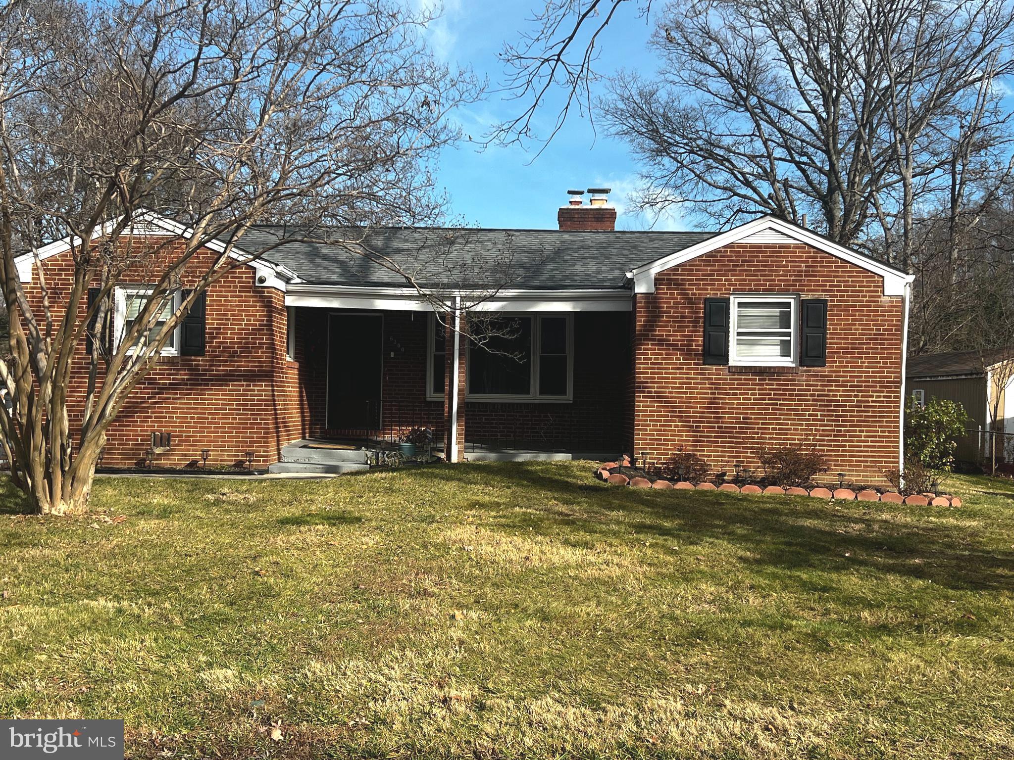 SELLER HELP is being offered for this jewel.  Open this Saturday, January 27, 2024 from 1pm to 3pm. Spacious 3 bed/1.5 bath brick Rambler. Located on a corner lot with a circular driveway. This home is being sold strictly AS IS and is in good condition.  Family room off the formal dining area. Home boasts a double-sided fireplace with mantels in the formal living AND dining area. Updated flooring  in the Livingroom, dining area, family room and hallway. Roof and HVAC 5 years old. Wonderful home in a convenient area minuets from the Capital Beltway, Metro, Andrews AFB and more.  Seller prefers to use Velocity Title.  SCHEDULE VIA SHOWING TIME / SENTRILOCK.
