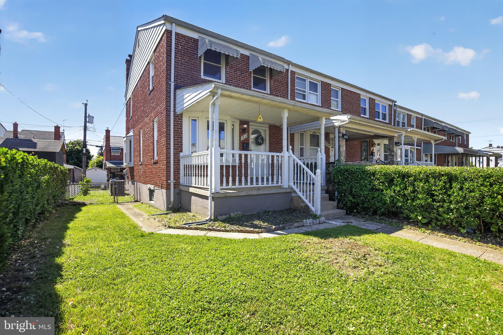 Welcome home to this move-in ready end-of-group townhome in the heart of Dundalk! This charming property offers great curb appeal with a covered front porch perfect for relaxing with your morning coffee or unwinding in the evening. Inside, you'll find a well-maintained and inviting interior ready for its new owner. One upper bathroom and flush in basement. 

The fully fenced rear yard provides plenty of space for entertaining, pets, gardening, or outdoor enjoyment, and the private parking pad adds everyday convenience. Being an end-of-group home offers added natural light and extra privacy. Conveniently located near shopping, dining, parks, and commuter routes.

A wonderful opportunity to own a move-in ready home with outdoor space and off-street parking — schedule your tour today!
