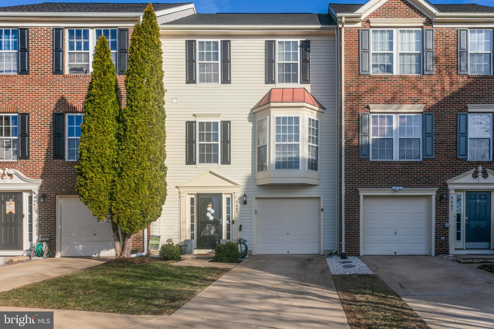 CONTRACT ACCEPTED, BACKUPS WELCOME******OPEN HOUSE CANCELLED**********Bright & Beautiful Townhouse with Over 2,500 Sq. Ft. of Finished Space!
Step into this stunning 3-bedroom, 2 full & 2 half-bath townhouse with a 1-car garage, featuring a unique 11’x 21’ extension on all three levels providing an expansive and open feel throughout.
Inside, you will find gorgeous, remodeled bathrooms, custom paint, and newer carpeting. The MAIN LEVEL boasts gleaming hardwood floors, elegant staircase upgrades, and is drenched in natural light, giving it a Pottery Barn dream home feel!
The spacious family room features a bay window overlooking the common grounds, while the eat-in kitchen shines with white cabinetry, sleek black stainless-steel appliances, and an island for extra prep space. The kitchen opens to a sunroom bump-out, perfect for an additional seating area or playroom. From here, step onto the newly upgraded deck, ideal for relaxing or entertaining.
UPSTAIRS, the oversized primary suite offers a sitting area, a walk-in closet, and a luxurious ensuite with a jetted tub, a gorgeous separate shower, and dual vanities, a perfect retreat after a long day. 2 Additional bedrooms share a lovely updated hall bathroom.
The LOWER-LEVEL entry foyer leads to a spacious recreation room, providing endless possibilities for a media space, home gym, or play area. The laundry room is conveniently located here, and walkout access leads to a PRIVATE FENCED BACKYARD, perfect for outdoor enjoyment.

This home is move-in ready and offers the perfect blend of style, comfort, and conveniences, don’t miss it!

$49K in Homeowner UPGRADES:
Train HVAC (2018), Roof (2019), Sherwin Williams Paint (2019),Shutters Painted (2020),Primary Bathroom Remodel (2020) Hall Bath Remodel(2023) Hot Water Heater (2020) Utility Sink in LL Bathroom (2020) Garage Door Opener(2020) Washer Dryers (2021) Landscaping Back & Front (2022) New Fence (2022) Main Level Powder Room (2023) All Lighting Fixtures Replaced (2023)  Front & Back Storm Doors (2024), Upgraded Deck (2025) Garbage Disposal (2025) Sink Faucet (2025)

BRAEMAR Boasts 2 Pools, Multiple Playgrounds, Pickleball, Tennis, Basketball Courts, Walking Trails & Streams, HOA Fee Includes Basic Cable & Highspeed Internet. Close to major commuter routes, schools, shopping, & entertainment.