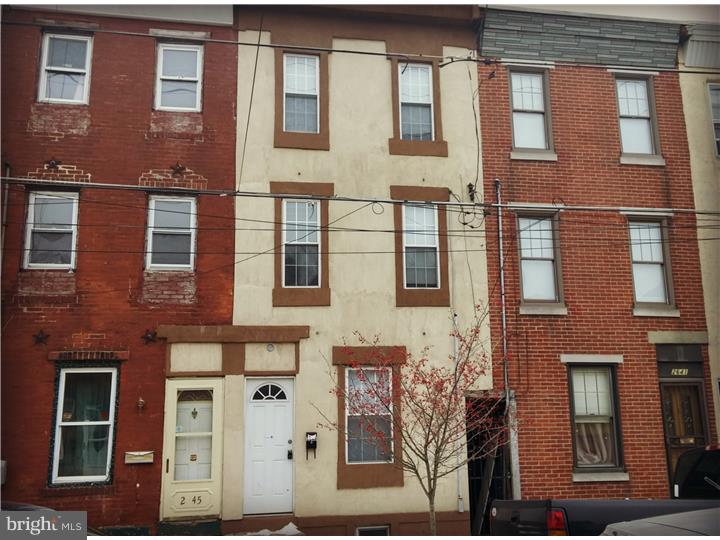 This is a great opportunity to own a 3 story 3 bedroom home in red hot Fishtown. Property is being sold in as is condition.