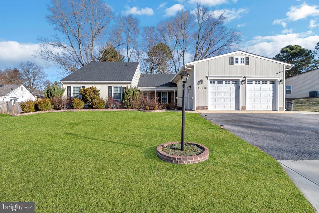 This home is interested in you, if you are looking for a new home! This beautiful spacious 4 bedroom/3 bath home is a must see!  Hardwood floors, large family room, remodeled kitchen with stainless steel appliances and ceramic floors, 2 upstairs bedrooms and a full bath. The master bedroom is located on the 1st level with a full bathroom.  The 3rd full bathroom is also located on the main level along with another bedroom. The part of the garage was converted to a large multi-purpose room or use it as a workshop. Lots of storage space.  Just in time for entertaining in your large backyard with a built-in patio. This home is a must see! Easy access to route 50 and 95.  Owners will review all applications on Friday at 6:00pm and make a decision on Saturday.