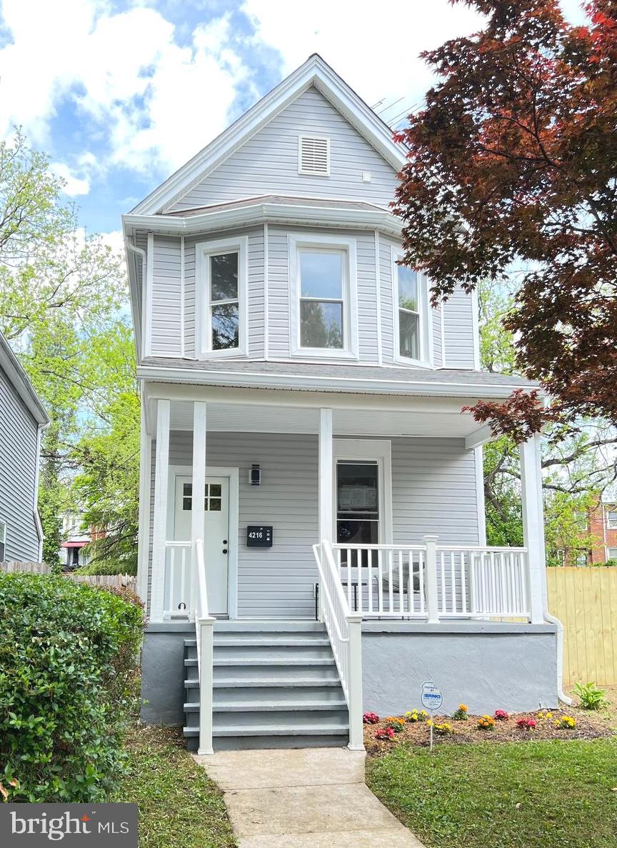 Fully Reimagined 3-Level Luxury: 4BR/3BA with Private Walk-Out.  Welcome to 4216 Vermont Avenue-a masterclass in modern renovation.  This detached single-family home has been transformed from top to bottom, offering 3 finished levels, high-end designer touches, and the total privacy of a detached home with NO HOA.  
Main Level: Contemporary Elegance.  The open-concept main floor is anchored by a stunning chef’s kitchen featuring premium quartz countertops, a custom backsplash, and an island prefer for entertaining.  This level includes a versatile 4th bedroom and a full designer bathroom-offering the perfect setup for a guest suite, main-level living or a quiet home office.  The dedicated laundry room is also conveniently located here.  
Upper Level: The Private Retreat.  The second floor boasts three spacious, sun-drenched bedrooms.  The primary suite is a true sanctuary with its own spa-inspired private bathroom, while the additional bedrooms share a sleek, modern hall bath with high-end fixtures.
Lower Level: Versatile Living with Private Entrance.  The newly finished basement offers a rare private walk-out entrance directly to the backyard.  This polished waterproofed space is a blank canvas-perfect for a high-end media room, a quiet home gym or a creative studio.  
Total Peace of Mind.  This renovation focused on the core systems to ensure years of worry-free living:  All New Mechanicals: New HVAC system, new plumbing, new electrical and a brand-new hot water heater.
Modern Upgrades: New windows and doors throughout.  
Exterior:  The property features a brand-new roof on the oversized shed, perfect for secure storage or a workshop.
Outdoor Living & Private Parking.  The brand-new fenced backyard is your private urban oasis, ideal for summer cookouts and relaxation.  The rear fence is designed to open providing the rare luxury of secure off-street parking in your own private yard.  Welcome home.