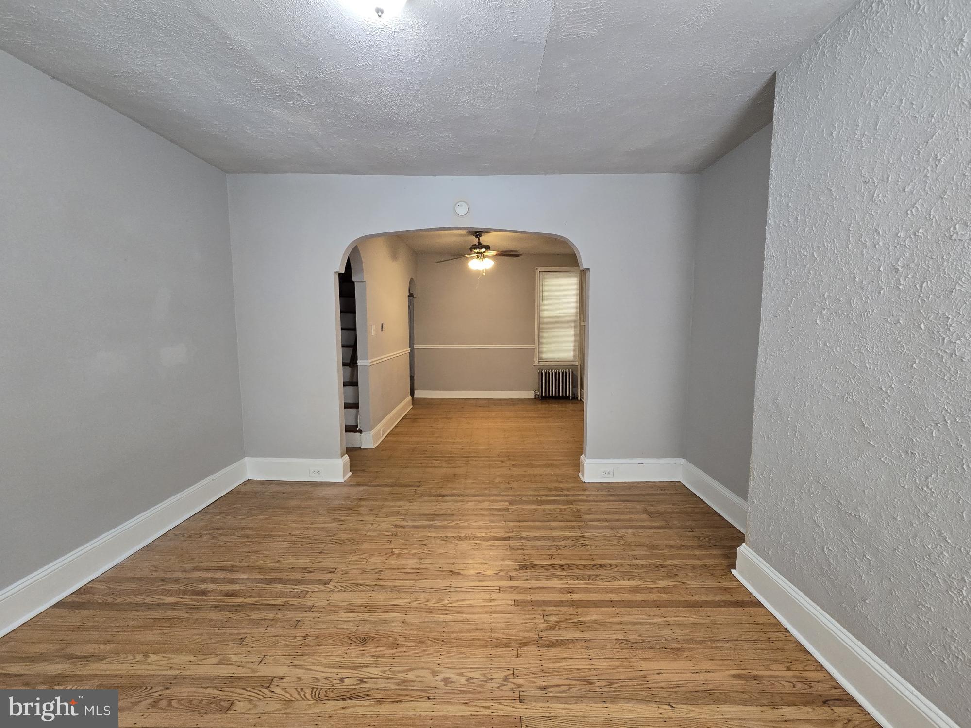 Move right in to this recently refreshed 2 bedroom straight thru on a quiet side street.  Fenced in rear yard. Large living and dining room with an eat in kitchen. Full basement for additional storage. Convenient location. Schools, shopping, recreation and transportation all within walking distance. Tenants are responsible for all utilities. Applicants must meet credit specifications and income requirements to qualify. Other requirements include payment of the first and last months rents plus a security deposit equal to one month rent. Tenants are required to show proof of Renter’s Insurance. $50 application fee per adult. NO pets. All potential Tenants are subject to the following screenings: financial, criminal and rental history. Owner is a PA licensed Real Estate Broker.