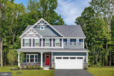 QUICK MOVE-IN WITH JUNE DELIVERY AT GREEN LANE MEADOWS. This beautiful single family LEHIGH DESIGN on a 1/4 acre homesite combines smart design with light-filled spaces. Enter the inviting foyer, where versatile flex space can be used as a playroom, living room or office. The gourmet kitchen boasts a large island and walk-in pantry and connects to the dining and family room. Off the 2-car garage, a family entry controls clutter. Upstairs, a loft is an ideal entertaining spot outside 3 spacious bedrooms and a double vanity bath. The luxurious owner's suite offers a cozy getaway with walk-in closets and private bathroom.  This home has GORGEOUS UPGRADES including: Cottage style elevation, Owner's Bedroom w/Soaking Tub & Shower Glass Surround, Luxury Vinyl Plank Flooring, Downing Duraform Linen Cabinetry, Kitchen Layout w/ Range & Wall Oven, Stainless Steel Side-by-Side Refrigerator, Gas Fireplace in the Family Room, First Floor Bedroom w/Full Bath where out of town guests can enjoy privacy with their own main-level guest bedroom and bath , Finished Basement w\Full Bath (4 Full Baths in All), a Covered Porch and much more!!! Use Seller's Preferred Lender and receive $10,000 closing cost assist. Schedule your visit today to learn more! Photos are representative only.
