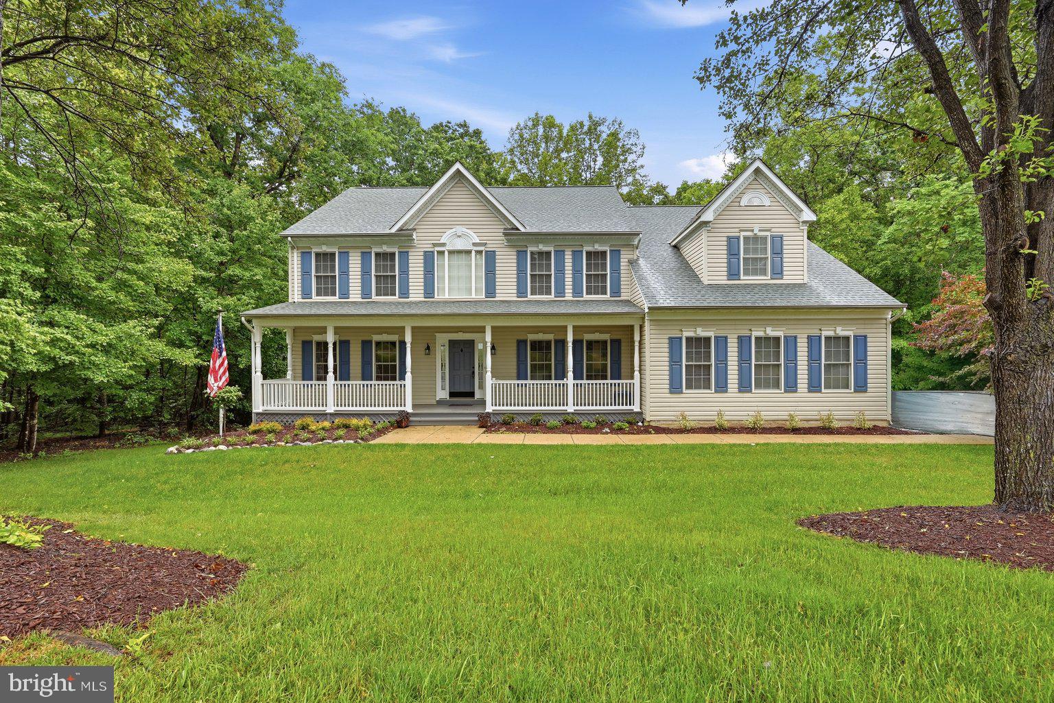 Nestled on 2 private acres in the serene Deer Valley community, this gorgeous home offers an exceptional blend of comfort, convenience, and natural beauty. Step outside onto the large deck that backs to mature trees, creating a peaceful, private retreat where you can unwind or entertain in style. Whether you're enjoying a morning coffee or hosting friends, the outdoor space is an ideal extension of the home. Inside, you'll find thoughtfully designed living spaces that flow effortlessly, with ample natural light highlighting the home's open layout. The property has been meticulously maintained, featuring a new roof and a new HVAC system, ensuring peace of mind for years to come. This home offers the perfect balance of seclusion and accessibility, providing easy access to local amenities and major commuter routes while offering a tranquil, private setting to call your own. Don’t miss your chance to own this stunning property in one of the area’s most desirable locations. Photos may be virtually staged