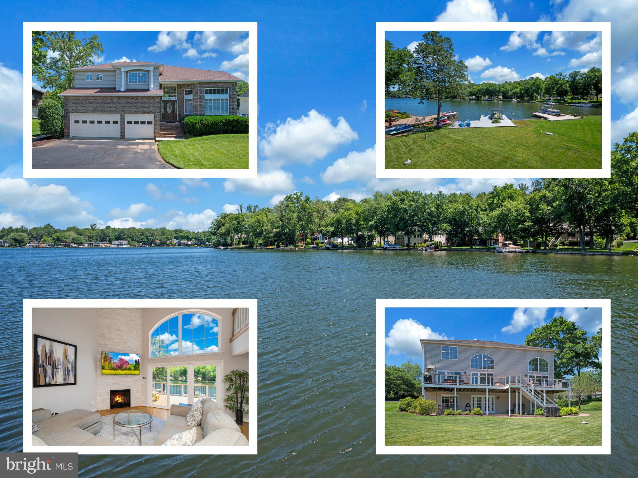 Welcome to 110 Lee Circle, a custom-built, elegant, waterfront retreat offering 56 feet of beautiful shoreline in Lake of the Woods, Virginia. With 5 bedrooms, 4.5 bathrooms, and more than 4,600+ square feet of living space, this exceptional home was designed to embrace lake living at its finest. Hardwood flooring flows throughout the home, creating warmth and continuity across every level. The kitchen is well-equipped for numerous chefs, featuring a double oven and picturesque water views. Just beyond, the casual dining and family room provide the perfect setting for gathering and entertaining. Both spaces offer sliding glass doors that open directly to the deck, creating a seamless connection between indoor and outdoor living. The family room is highlighted by soaring vaulted ceilings reaching over 13 feet high, while expansive windows showcase the beauty of the lake. And those aren't the only main level living areas; at the front of the home, you'll find a more formal living and dining room that also flow seamlessly. The main-level primary suite is a private retreat with hardwood flooring, stunning waterfront views, and direct deck access through a sliding glass door. The spacious, spa-like en suite bathroom features dual sinks, a soaking tub, and a walk-in shower. A unique staircase within the primary bedroom leads to a loft area overlooking the lake, currently used as an office. Upstairs, you'll find three additional bedrooms, a full hallway bathroom, and a second living area that overlooks the lake, providing additional space to relax and enjoy the view. The lower level continues the home's hardwood flooring and offers a utility room, full hallway bathroom, an additional bedroom, and a spacious living area with direct access to the covered concrete patio beneath the deck. Outside, the deck is constructed with low-maintenance Trex-like materials, creating the perfect place to take in the peaceful waterfront setting and enjoy all that lake living has to offer. The attached two-car garage includes built-in shelving and a wheelchair lift for added convenience.

Nestled in a private, secure, gated community, Lake of the Woods is a paradise of possibilities. With two lakes, a golf course, an equestrian center, fire and rescue services, and even a church within its bounds, this community offers a diverse range of activities. From boating, water skiing, kayaking, and golfing to the simple joy of soaking in mesmerizing views from the clubhouse, deck, yard, or beaches, there's something for everyone. Engage your interests by joining over 60 clubs and organizations, or perhaps indulge in a game of bridge or contribute your talents as a volunteer. Lake of the Woods truly caters to your lifestyle.

Located in Orange County, enjoy the added advantage of low real estate taxes. With home prices spanning from $300,000+ to over $2,000,000, Lake of the Woods is the ideal haven for both full-time residents and weekenders. Don't just take my word for it – come and see for yourself! Allow me to guide you through a tour of Lake of the Woods, showcasing the very essence of what makes this community so special. Experience firsthand the captivating charm of Lake of the Woods!