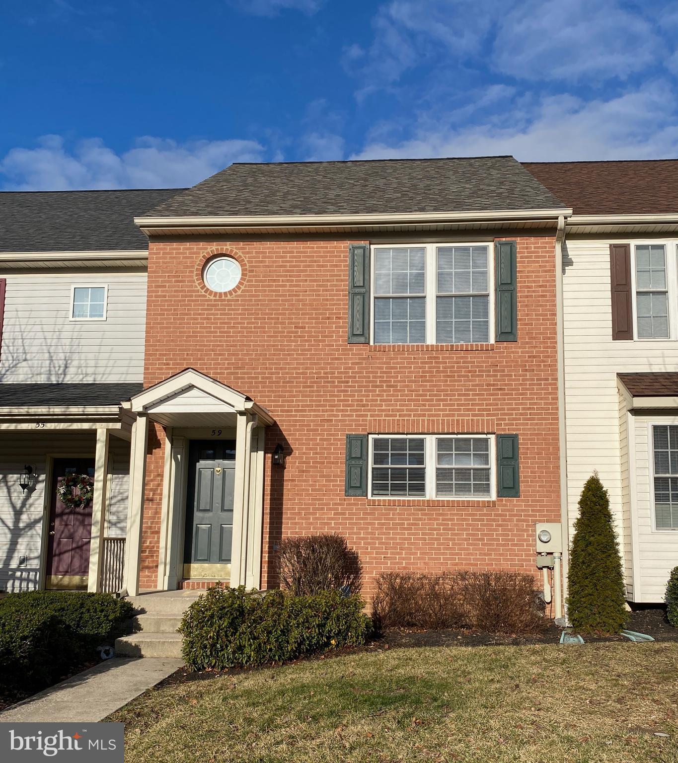 Open floor plan 3 bedroom, 2.5 bath townhome in the Hammond's Mill subdivision. Full, unfinished walk out basement provides plenty of storage. Lovely rear deck backs to wooded area for privacy. Close to I-81, shopping and medical care. Within walking distance to Spring Mills Schools. No dogs or snakes permitted. Up to 2 cats allowed with good references, $300, per cat, pet deposit and an additional $25, per cat, per month pet rent. 2 numbered parking spaces provided. Lawn care and routine HVAC filter replacement included. Residents are responsible for all utilities. No satellite dishes allowed. Gross monthly income of $4,500 or more, clean background check, good rental history and credit score above 600 required. Full month's rent due at move in - prorated rent due the following month.