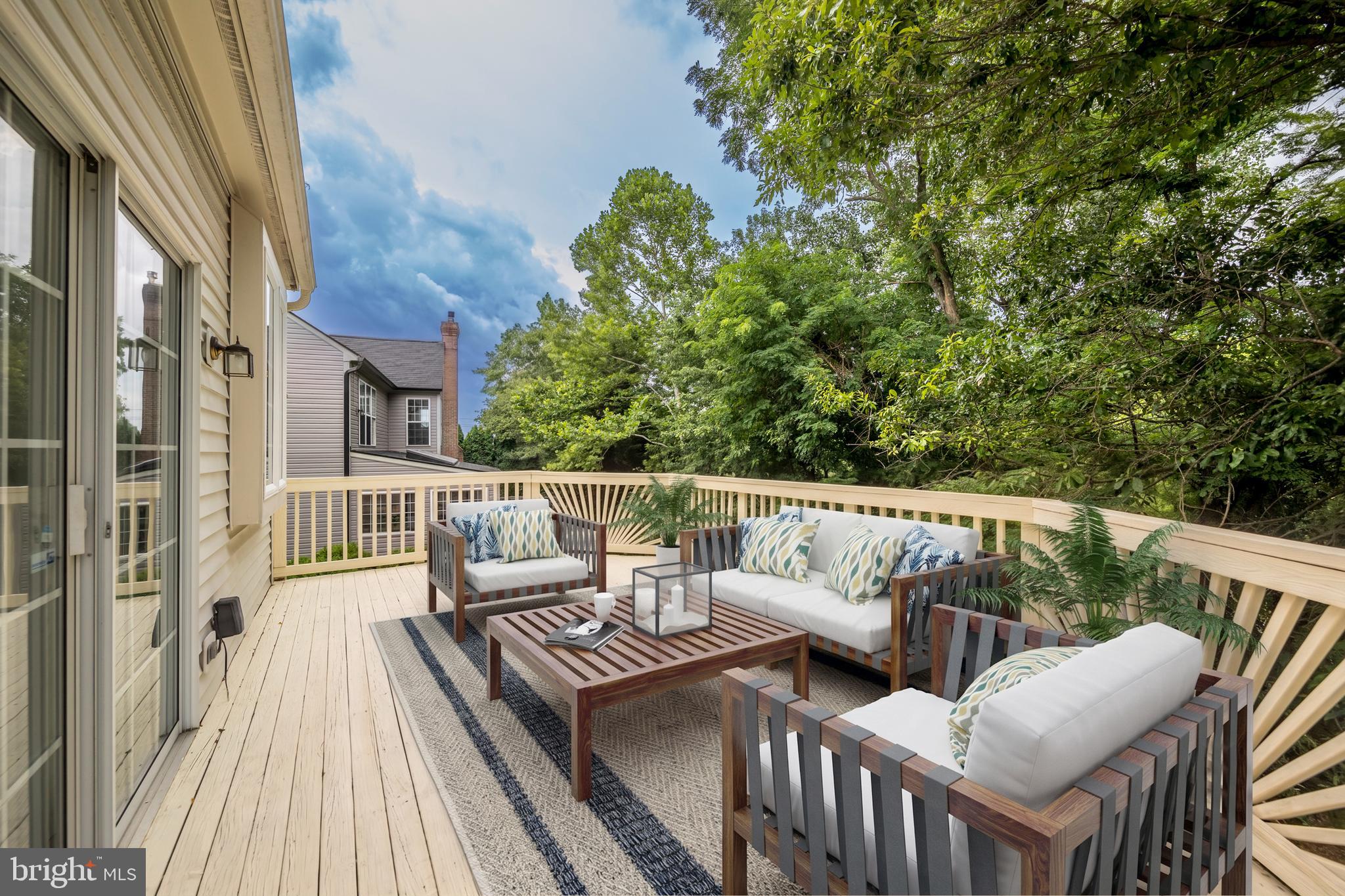 Welcome to 10504 Willow Vista Way, an exceptional luxury residence tucked away on a private, tree-backed lot in the highly desirable Willowbrook community of Cockeysville. Combining timeless curb appeal with sophisticated modern updates, this stunning brick-and-siding Colonial offers 3,784 square feet of beautifully designed living space filled with natural light, elegant finishes, and thoughtful upgrades throughout.

A grand two-story foyer and soaring 9-foot ceilings set the tone for the open and inviting main level.

Freshly updated in 2026, the home features all-new paint, plush carpeting, luxury vinyl plank flooring, quartz countertops, and stainless steel kitchen appliances, creating a turnkey living experience that feels both luxurious and contemporary. The expansive open floor plan is ideal for everyday living and entertaining, with seamless flow between the formal and casual spaces.

At the heart of the home is the gourmet kitchen, where gleaming quartz surfaces, brand-new stainless steel appliances, abundant cabinetry, and generous prep space make cooking and gathering effortless. The kitchen opens directly to the spacious family room, highlighted by a cozy gas fireplace and walls of windows that frame the serene wooded backdrop.

Step outside onto the rear deck and enjoy the peace and privacy of a lot that backs to mature trees. Whether hosting summer gatherings, enjoying morning coffee, or unwinding at the end of the day, this outdoor setting offers a true sense of retreat.

The upper level features four spacious bedrooms and two full bathrooms, including a luxurious primary suite designed for relaxation. The primary bath boasts a soaking tub, separate stall shower, dual vanity, and generous storage, creating a spa-like escape. Convenience continues with upper-level laundry, perfectly positioned near the bedrooms.

Additional highlights include dual-zoned HVAC for enhanced comfort, a main-level powder room, and a front-entry two-car attached garage. The walkout-level unfinished basement offers endless possibilities for future expansion—whether you envision a home theater, fitness studio, guest suite, recreation room, or additional living space.

Major systems have already been updated, including the roof (2015), siding and gutters (2015), and HVAC (2020), providing peace of mind for years to come.

Perfectly located near shopping, dining, parks, and major commuter routes while still offering a tranquil neighborhood setting, 10504 Willow Vista Way delivers the ideal blend of luxury, comfort, and convenience. This is a rare opportunity to own a beautifully updated home in one of Cockeysville’s most sought-after communities.