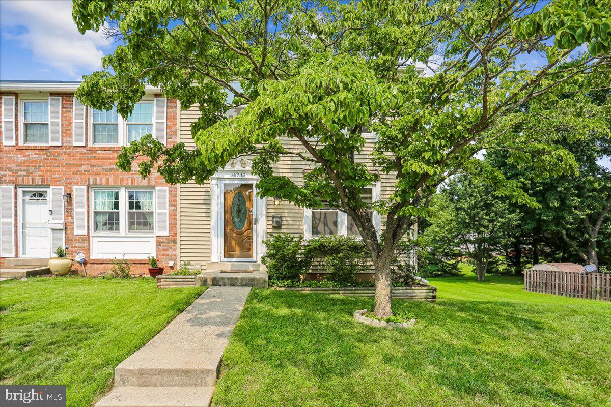 Welcome to this beautifully maintained end-unit townhome in the sought-after Quail Valley community.  
Walk inside to a light filled family room with coat closet and half bath. The updated kitchen is open to a dedicated dining space with access to the back deck perfect for dining al fresco!

Upstairs you will find 3 bedrooms, including a primary bedroom suite with walk-in closet and a large updated bathroom.

The basement provides additional living space, another half bath and access to the beautiful backyard patio under the deck.

The backyard is your own private outdoor retreat featuring a spacious deck and fully fenced backyard—much larger than your average townhouse backyard!  Large shed for storage conveys!  The community pool and neighborhood parks are just a short walk away. 

Inside, the home offers bright, inviting living spaces.  Two assigned parking spaces provide added convenience, while the location puts you just minutes from 270 and the ICC/MD-200) making it super convenient for commuters!