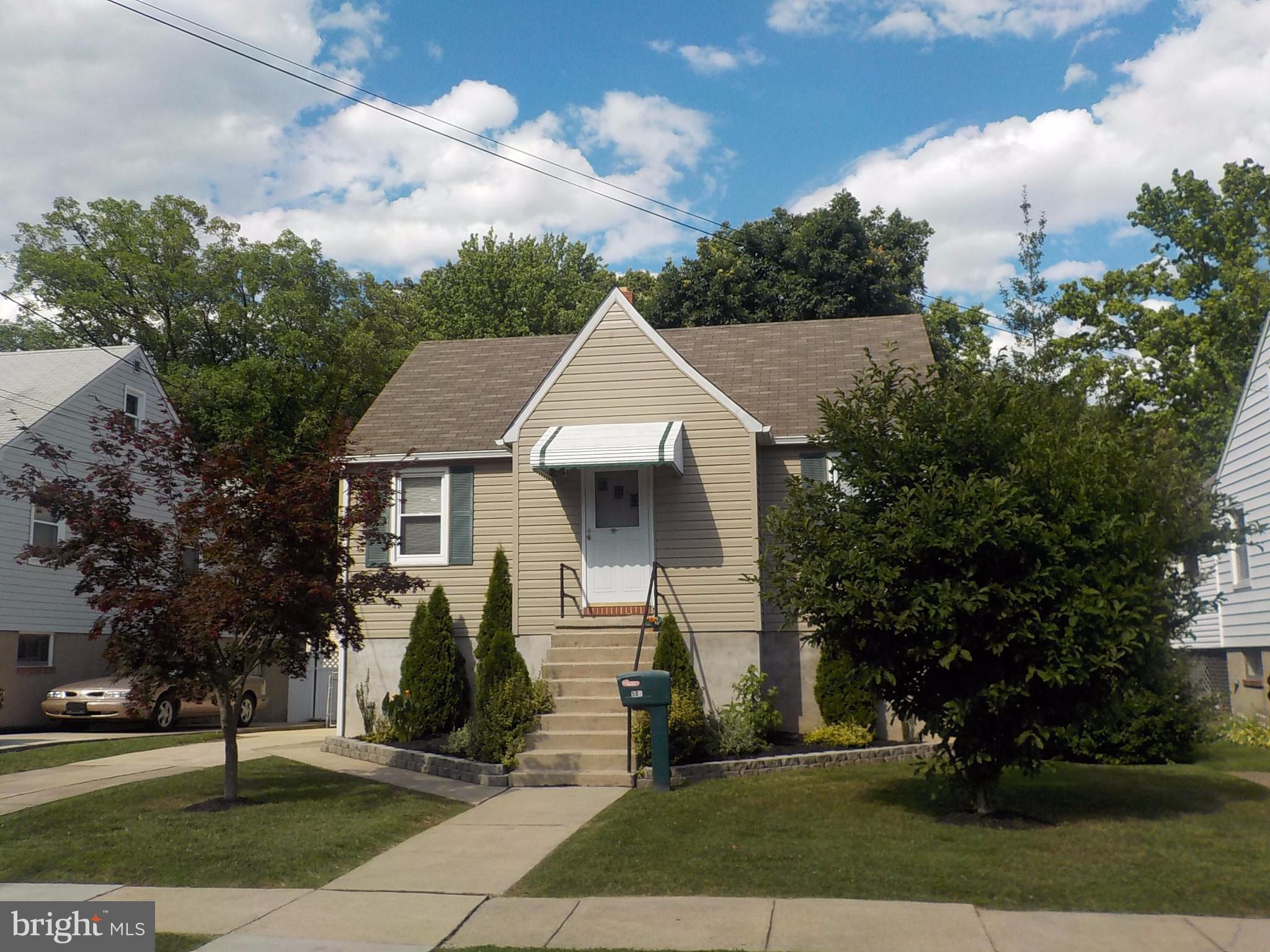 Updated Cape Cod with a detached garage.  Most major components have been replaced in recent years. Finished basement with a family room that has a pellet stove, bedroom, and half bathroom. Master bedroom suite on the second level. Enjoy the level  back yard which has a large deck, patio area, driveway and is fenced. Home shows well & easy to show. Living Room is currently being used as dining rm