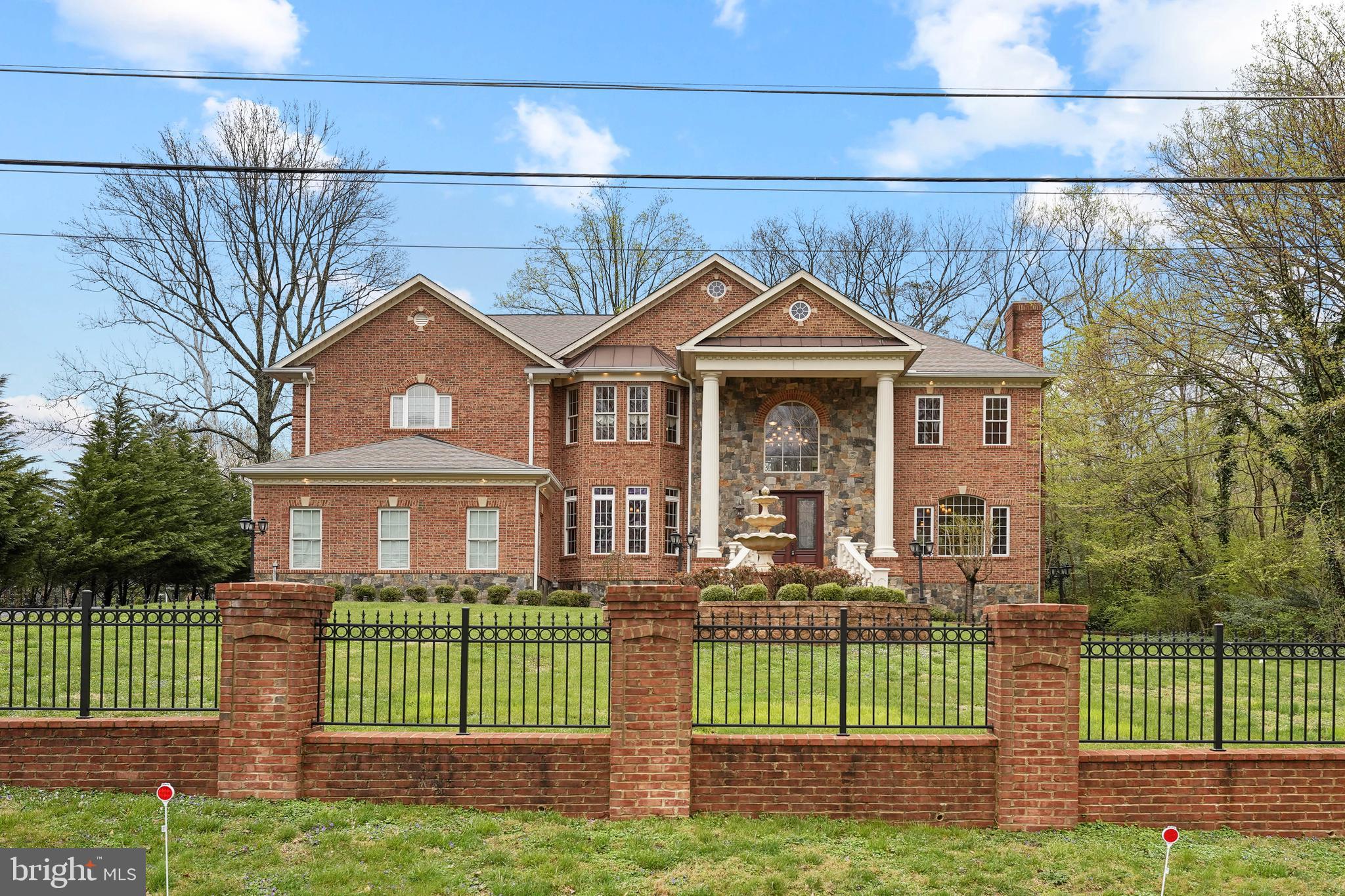Gorgeous custom-designed and furnished, all 4 side brick, 7 bed/7.5 baths & 3 car garage, grand 8423 sq ft brick-fenced home now in market! You will love the entrance of this two story home with the glamorous Juliet-style balconies custom tailored to perfection.  You cannot miss the beauty of the grand two-level foyer w/ curved stairs, the designer gourmet kitchen w/ custom-built cabinets and exotic granite countertops and top-end SS appliances, or the spacious living room w/ custom trim work and design, or the natural light flowing dining room.  Owners' Suite  is designed to mark magnificence. Office/extra bed space is in addition to the family room and 4 carpeted bedrooms on upper level. You will also find a huge Theater Room, Rec Room, Bar,  BR/2 Baths on lower level. A great location for commuters and close to many amenities!  You will surely want this as your dream home. MUST See!!!