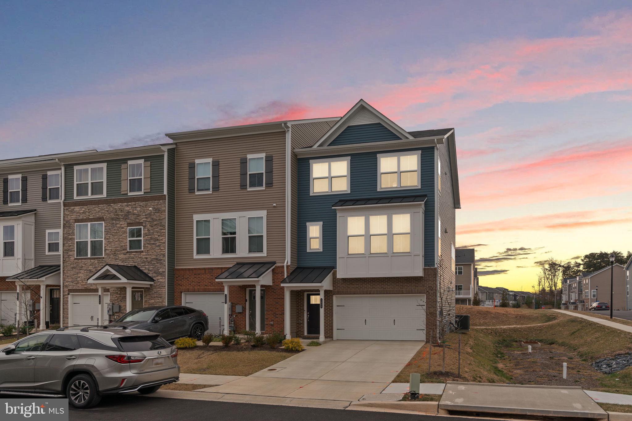 PRICE REDUCTION - Built in 2024, this end unit townhome offers over 2,300 square feet of modern, low maintenance living in a convenient Hanover location. The open concept main level connects the kitchen, dining area, and family room, creating a layout that works well for both everyday living and entertaining. The kitchen features a large island and plenty of cabinet space.

Upstairs, the primary bedroom includes a private bath and generous closet space, while two additional bedrooms provide flexibility for guests or a home office. The laundry is located on the bedroom level for added convenience. With two full baths and two half baths, the home offers a functional layout with room to spread out.

Additional highlights include an attached garage, the added privacy of an end unit, and the benefits of newer construction. Ideally located near major commuter routes including the BW Parkway and I-95, and just minutes from BWI Airport, Arundel Mills, shopping, dining, and entertainment. Move-in ready and a great opportunity to own a newer home without the wait for new construction.